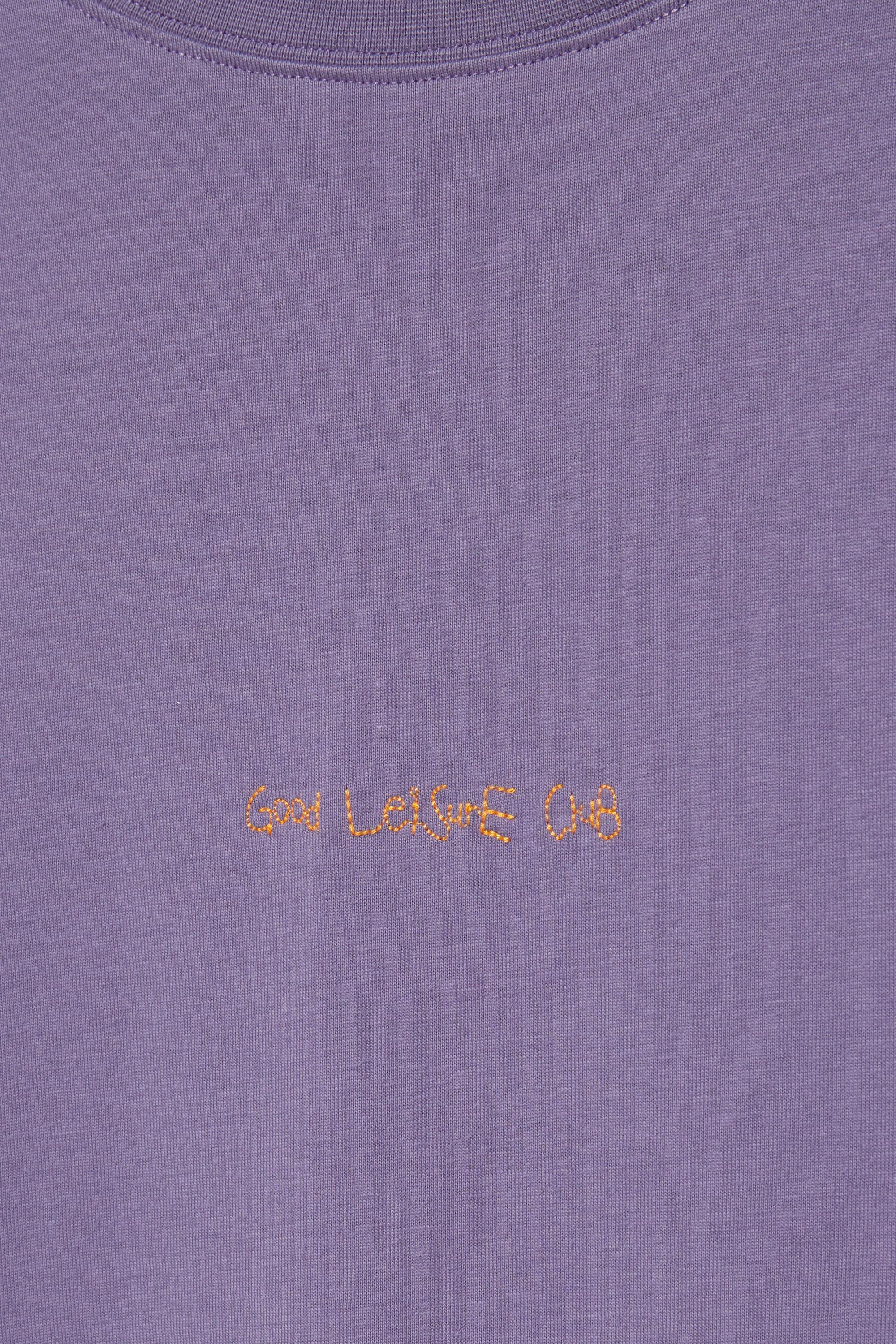 Relaxed fit graphic T-shirt — Mulberry