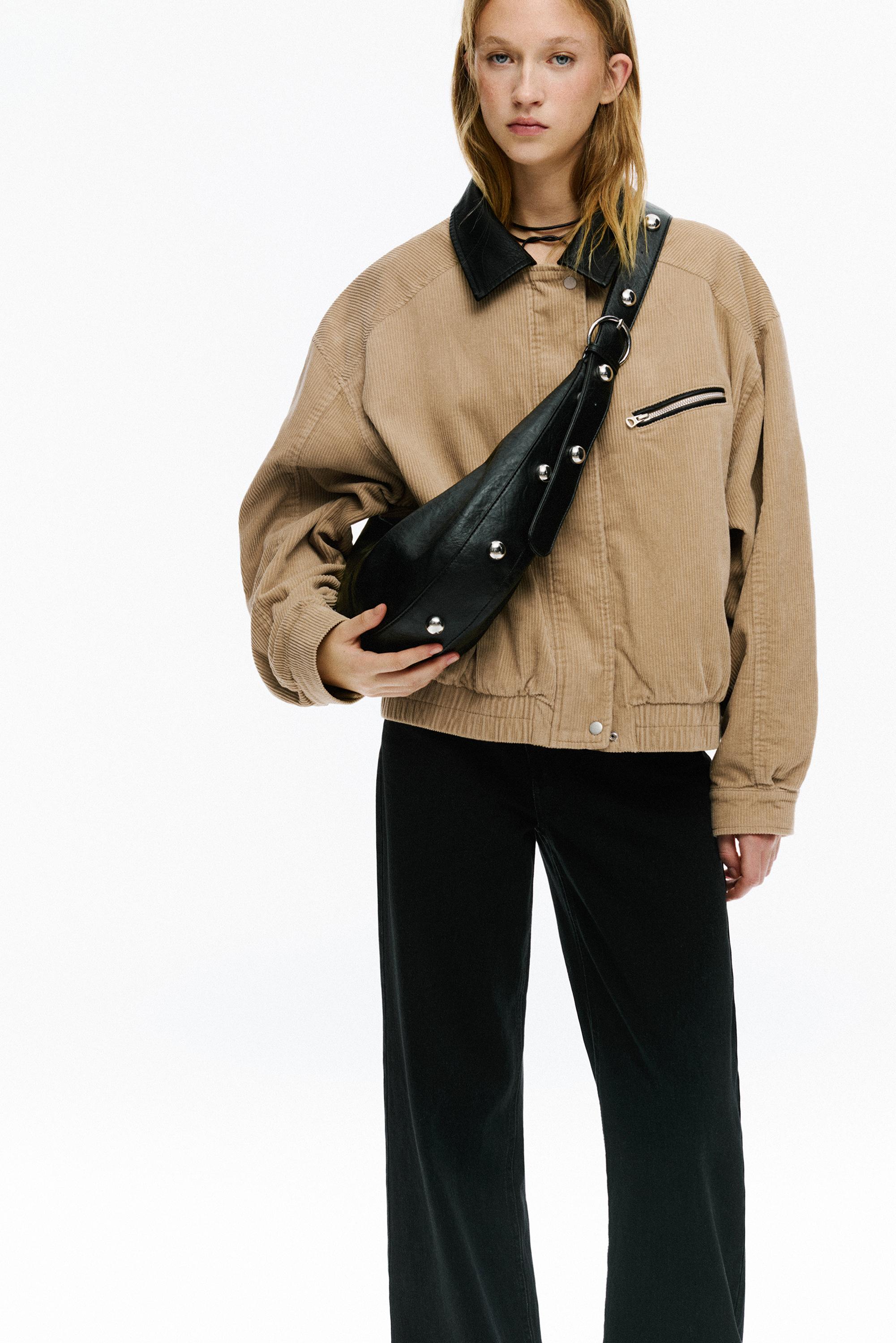 Studded Crossbody Shoulder Bag - pull&bear