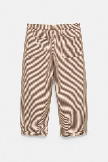 Barrel-leg trousers — Beach sand 7