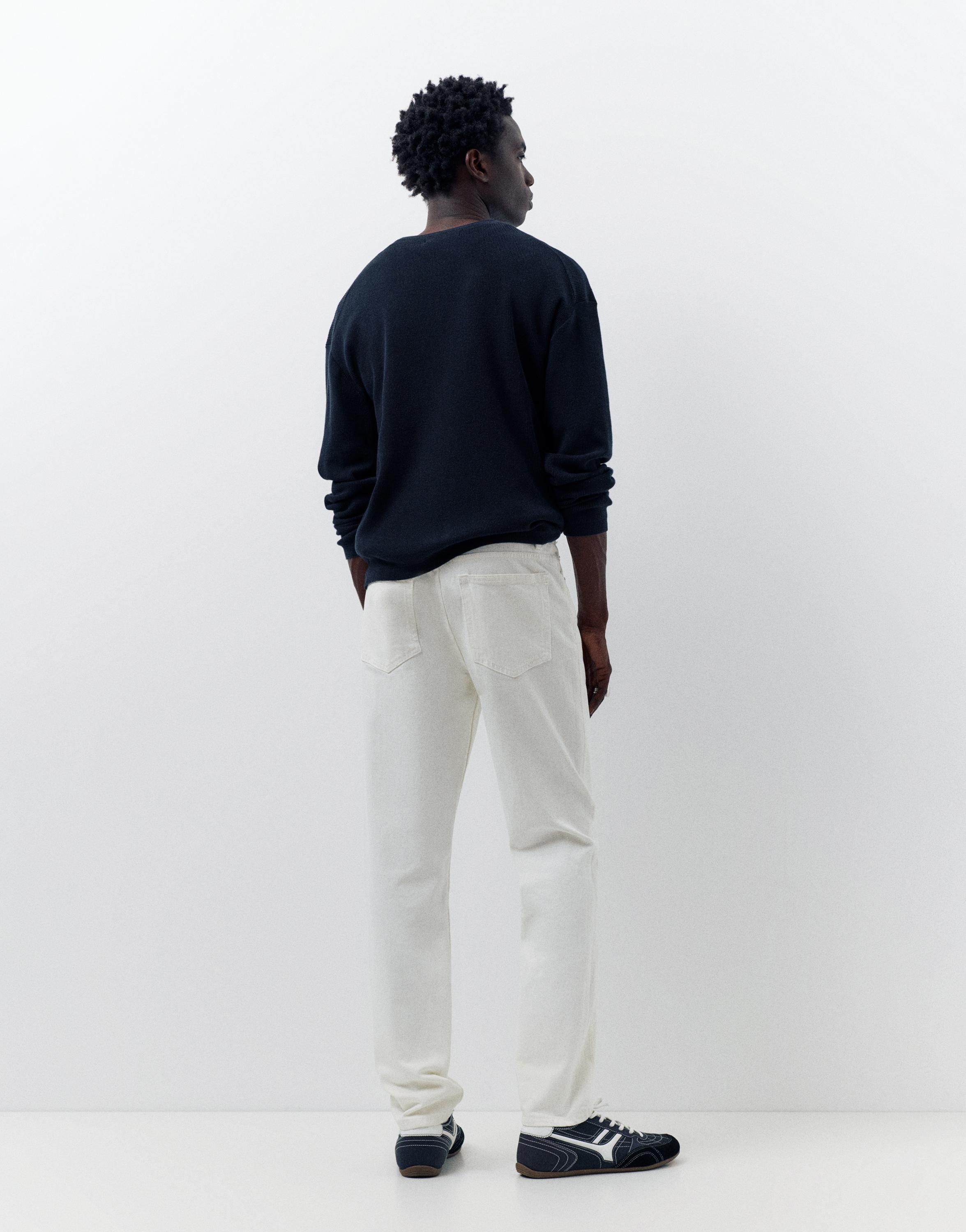 Slim fit jeans — Off white