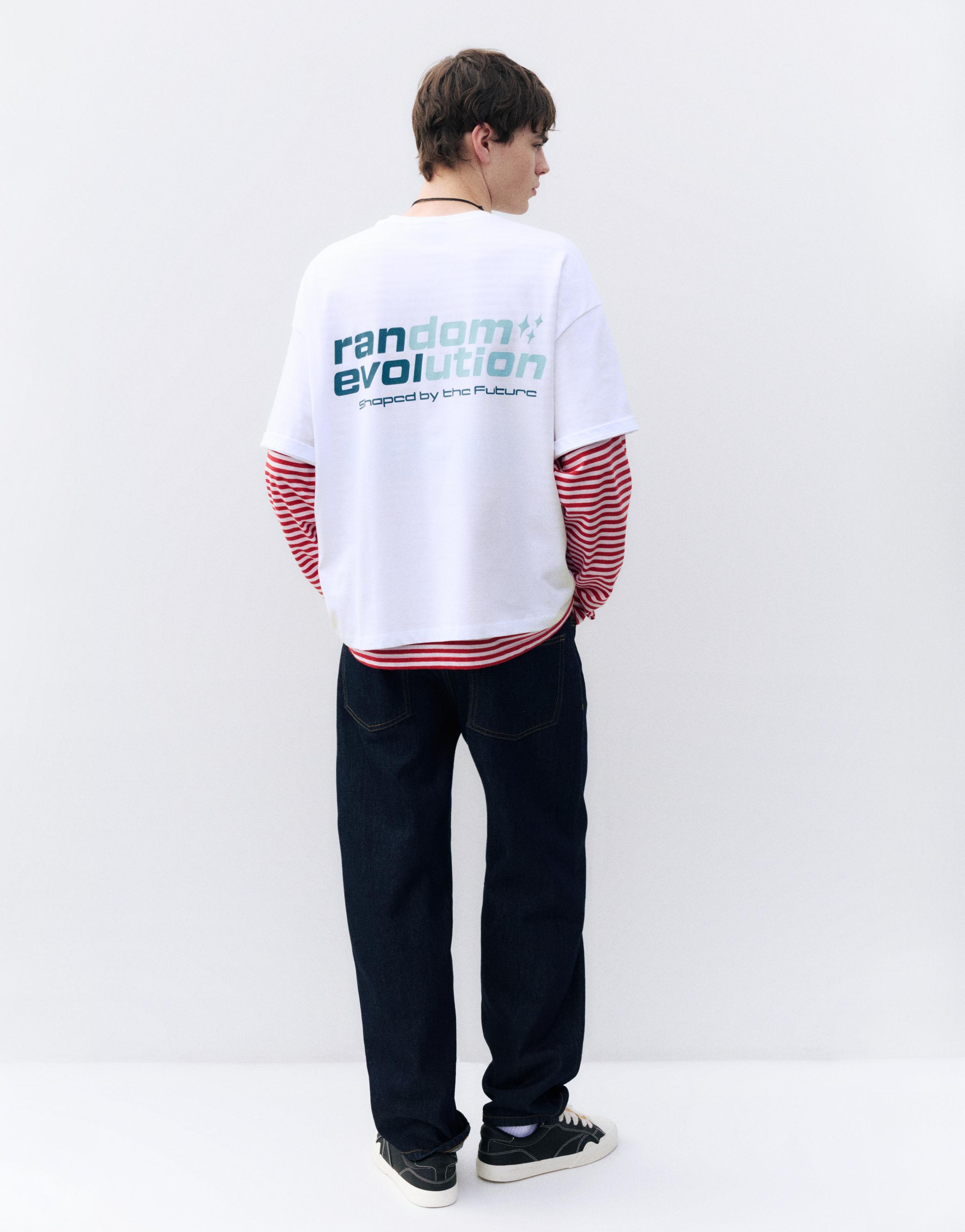 STWD boxy graphic T-shirt — White