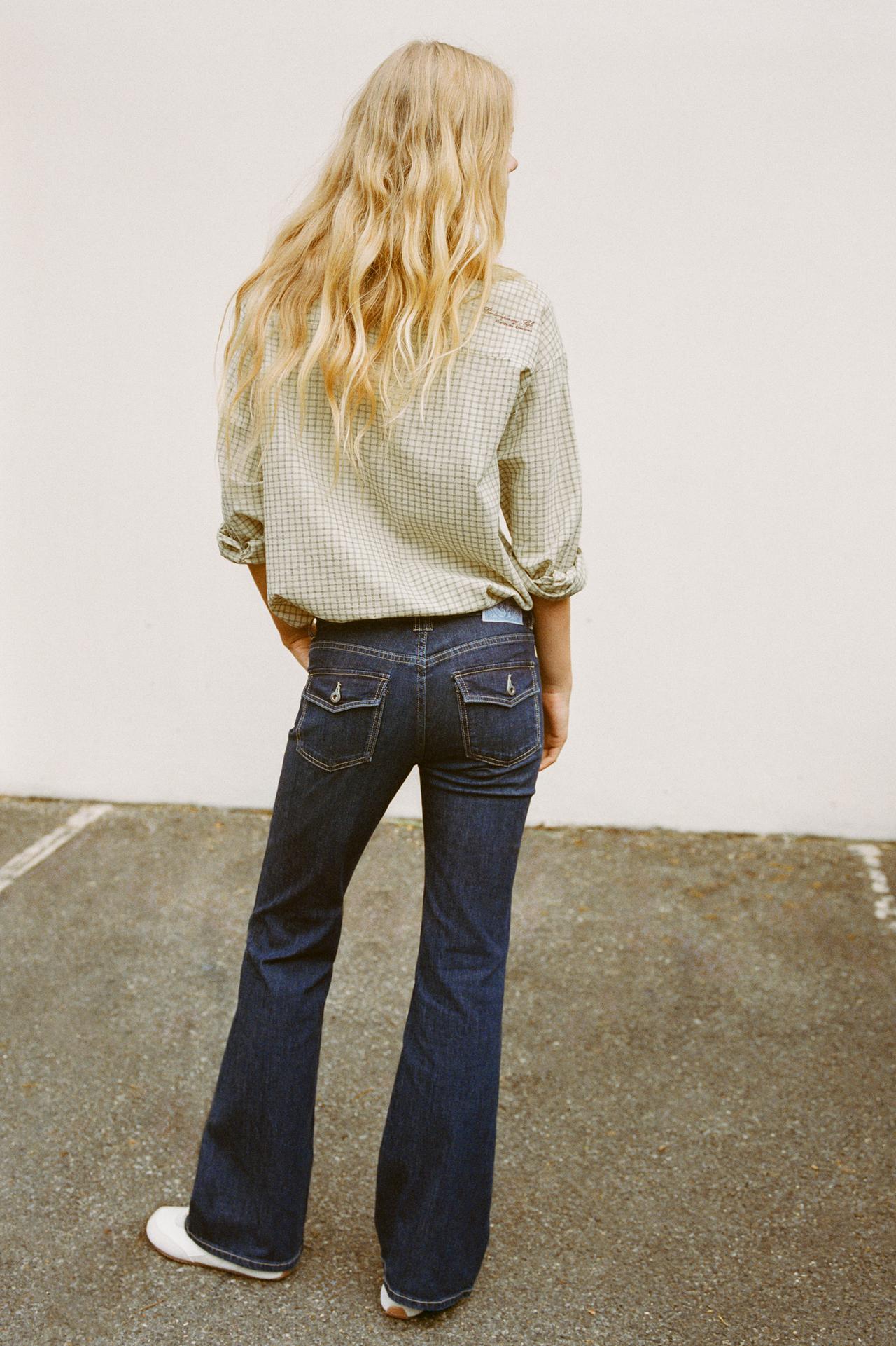 Boot-cut jeans — Dark navy