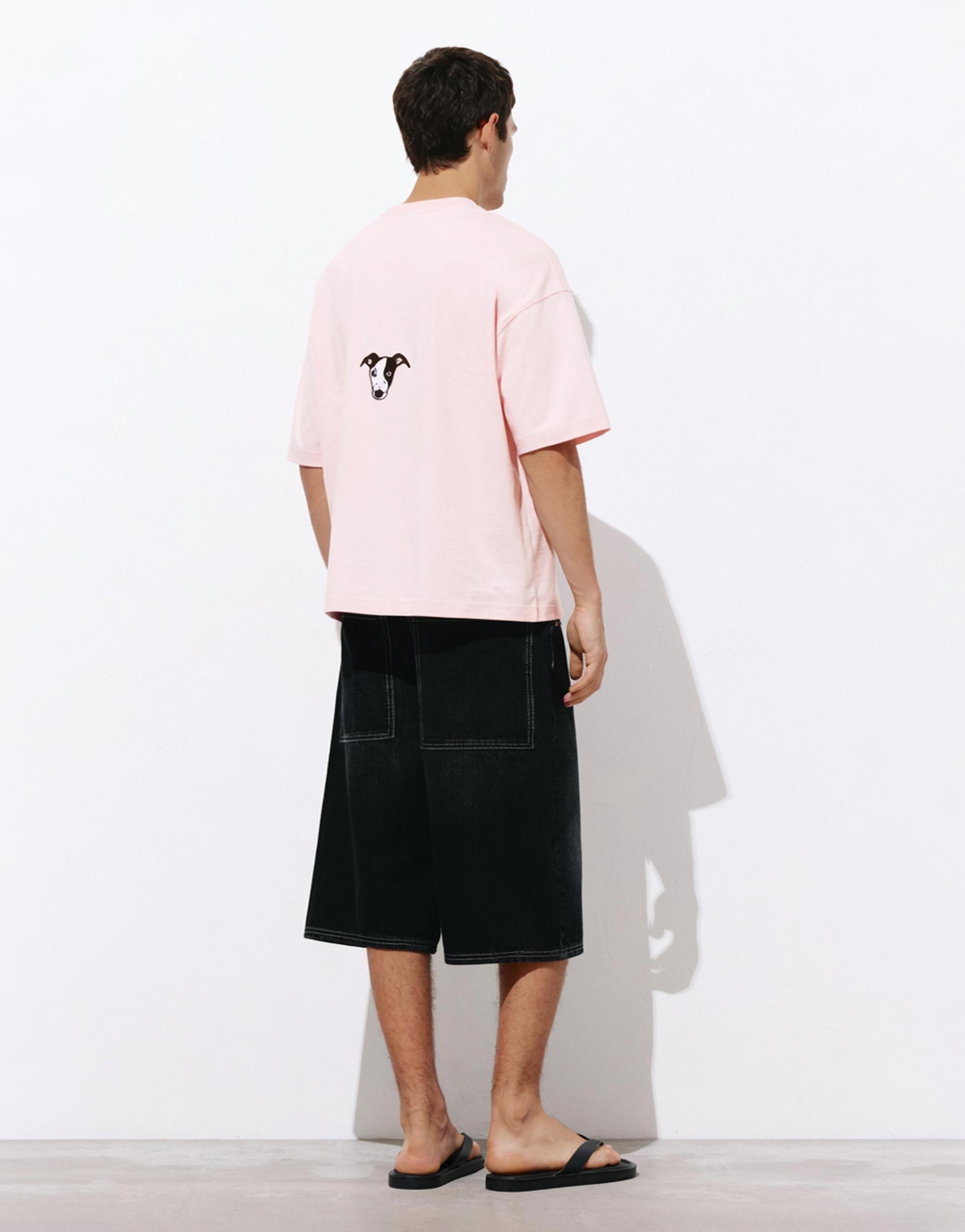 Dog Person graphic T-shirt — Pink