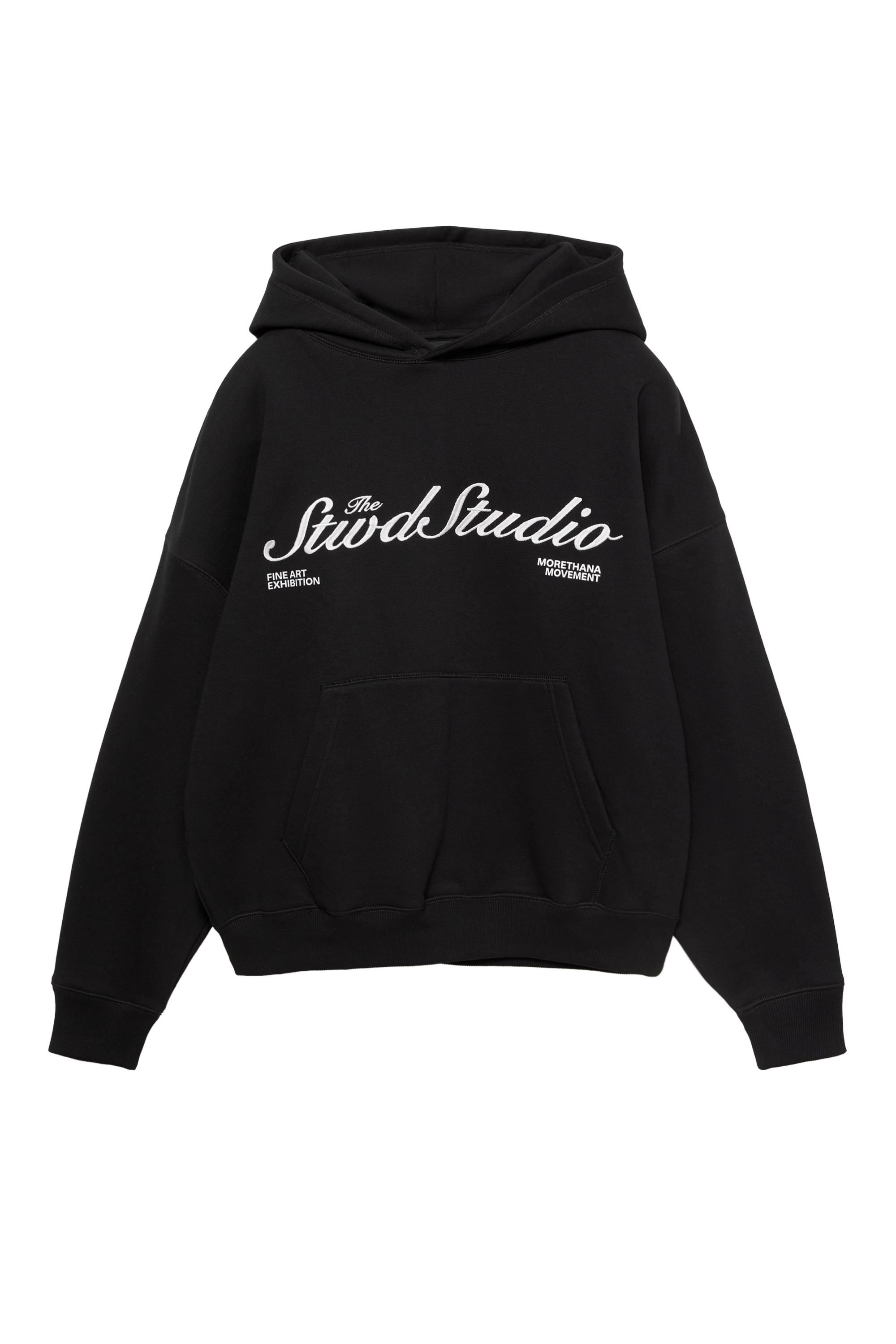 STWD Studio kapüşonlu sweatshirt - Görsel 3