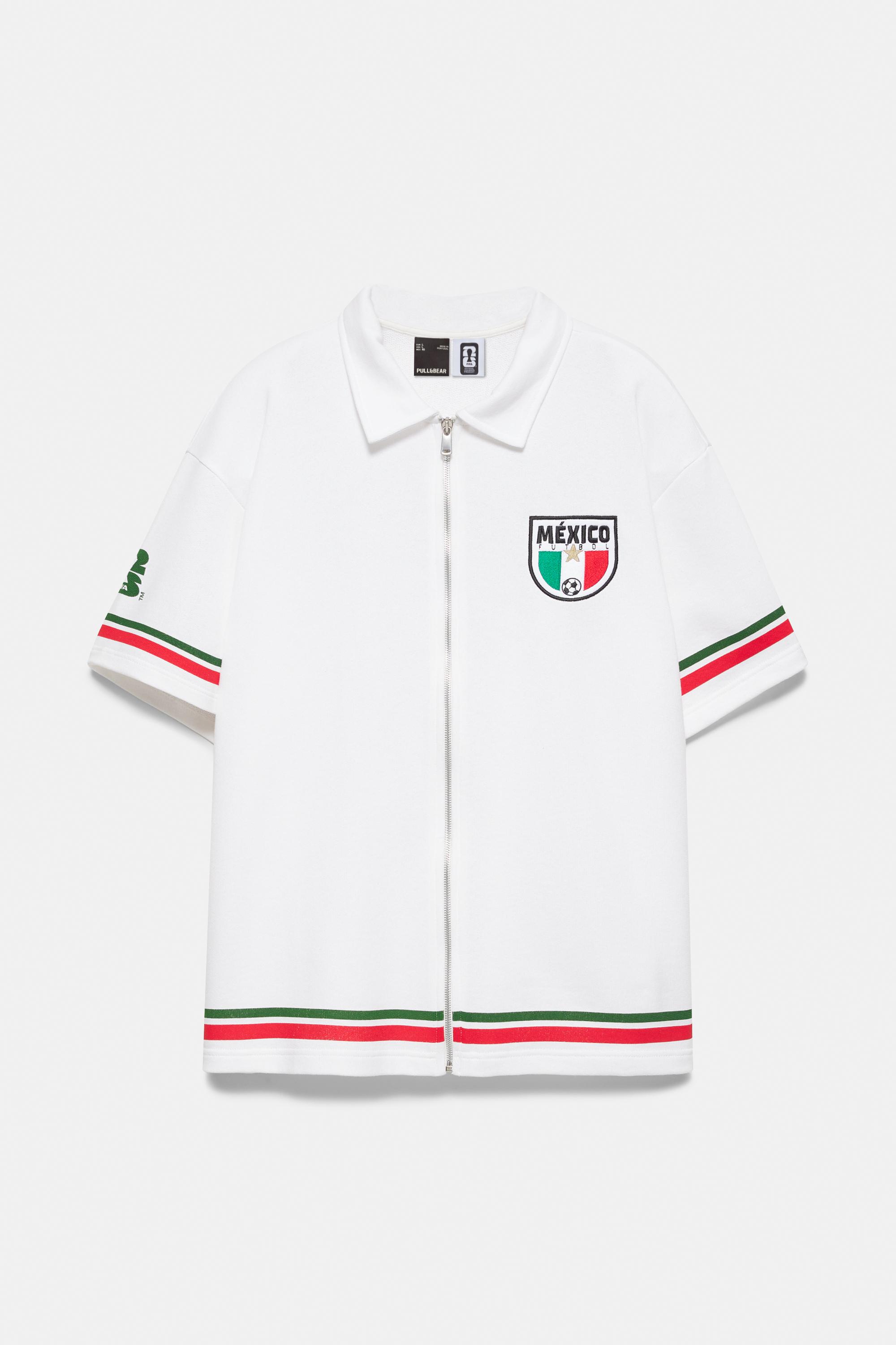 Mexico FIFA WORLD CUP 26™ zip polo shirt — Off white
