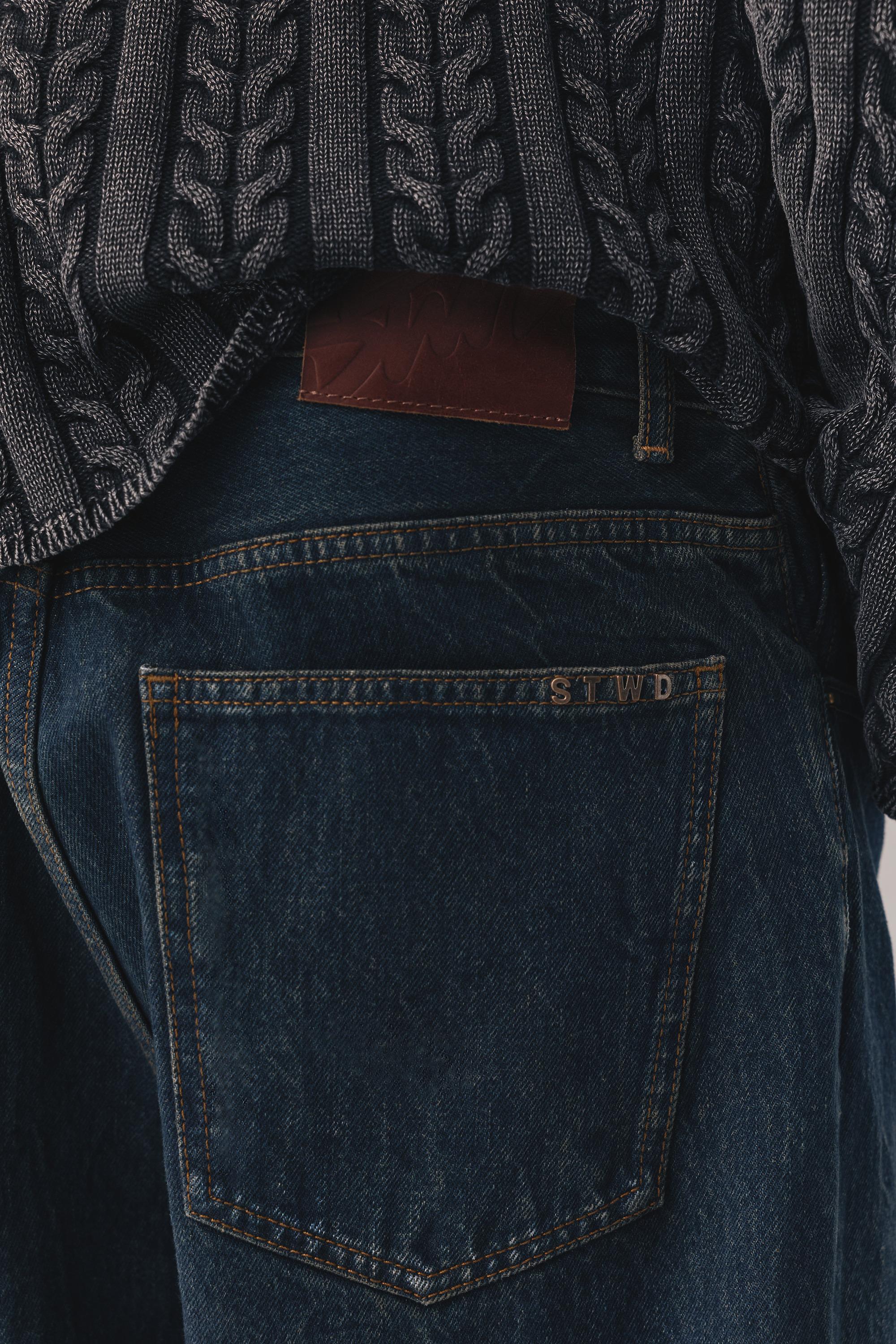Relaxed fit baggy jeans — Dark blue