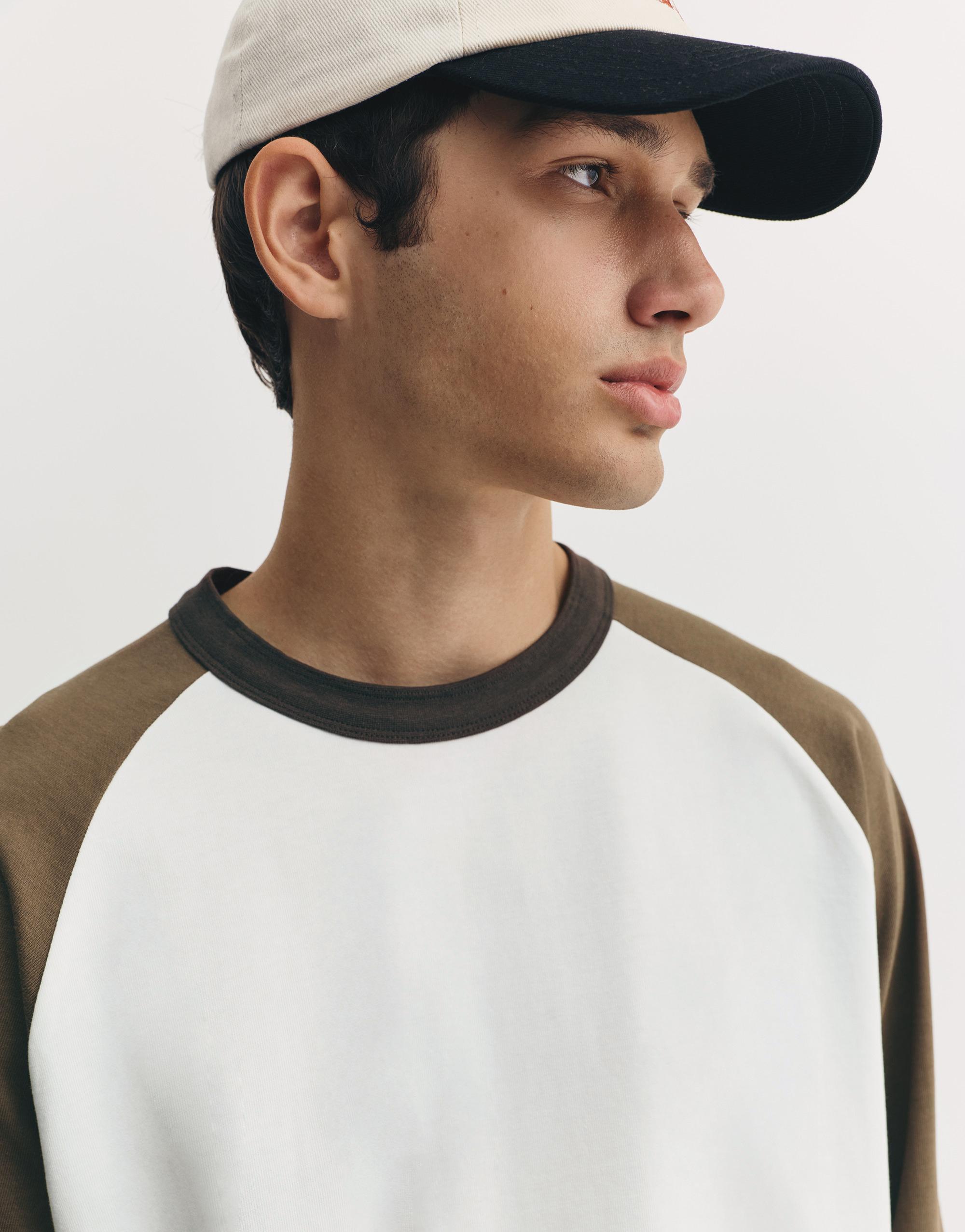 Reglan kol uzun kollu t-shirt - Görsel 6