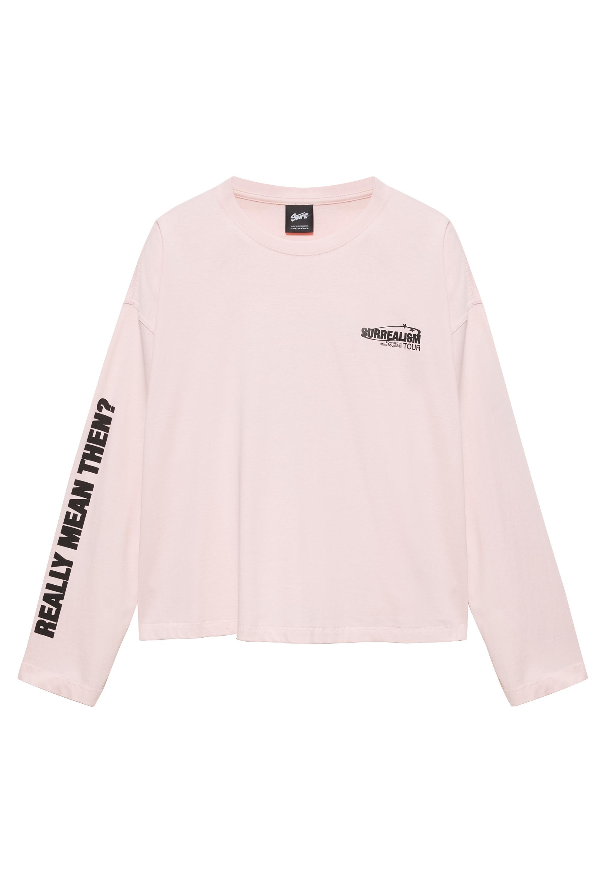 STWD boxy graphic T-shirt — Pastel pink