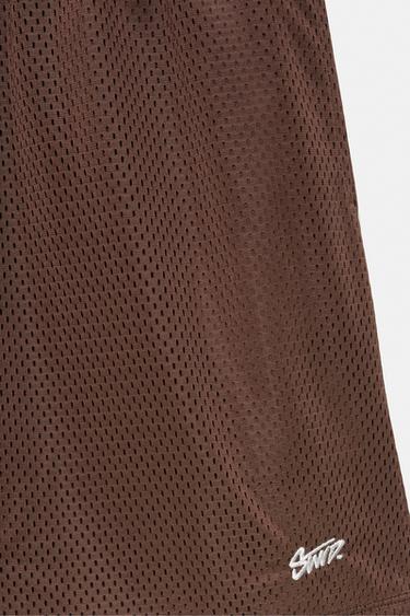 STWD mesh Bermuda shorts — Brown 5