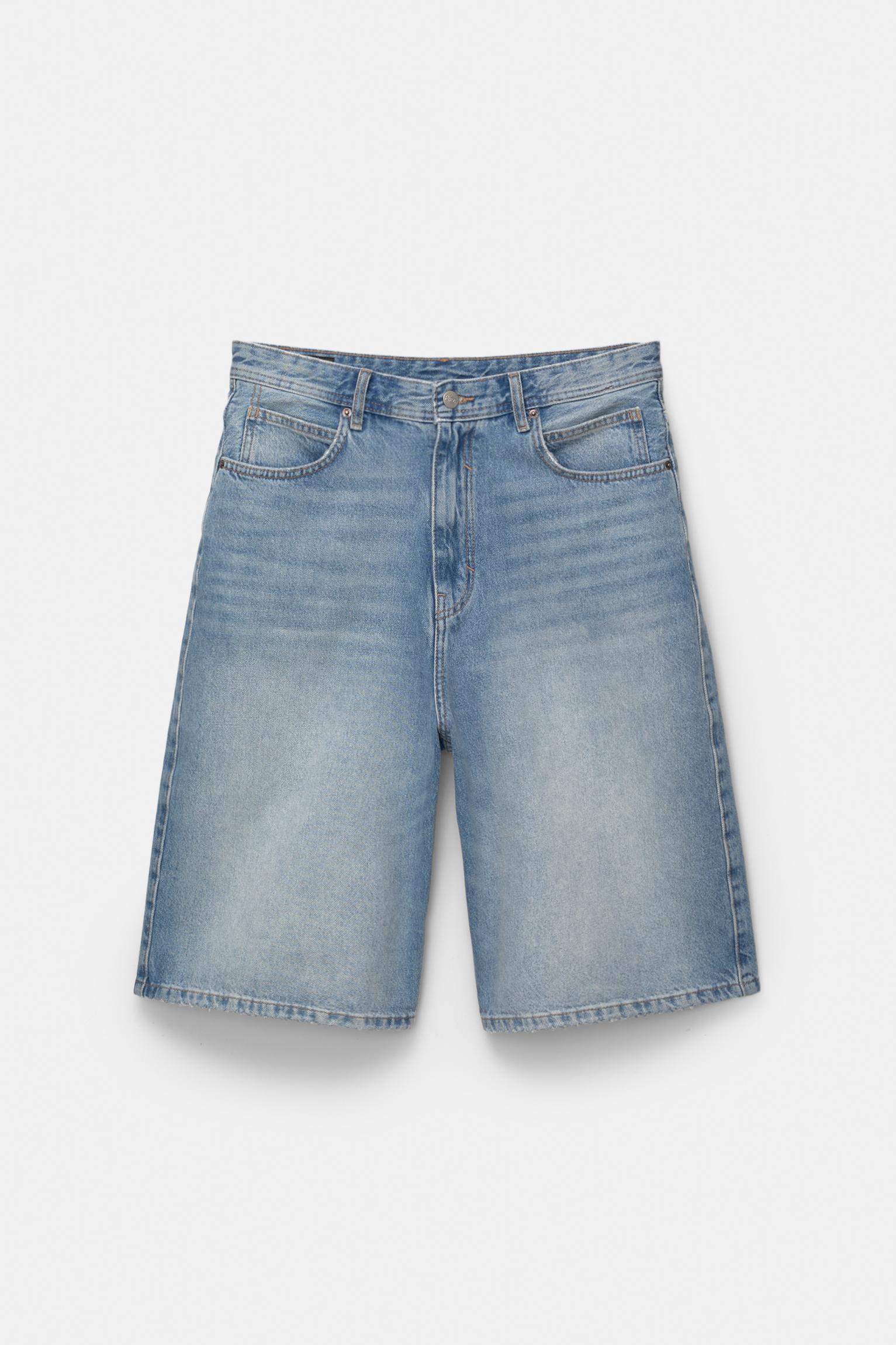 Skater jorts — Medium blue