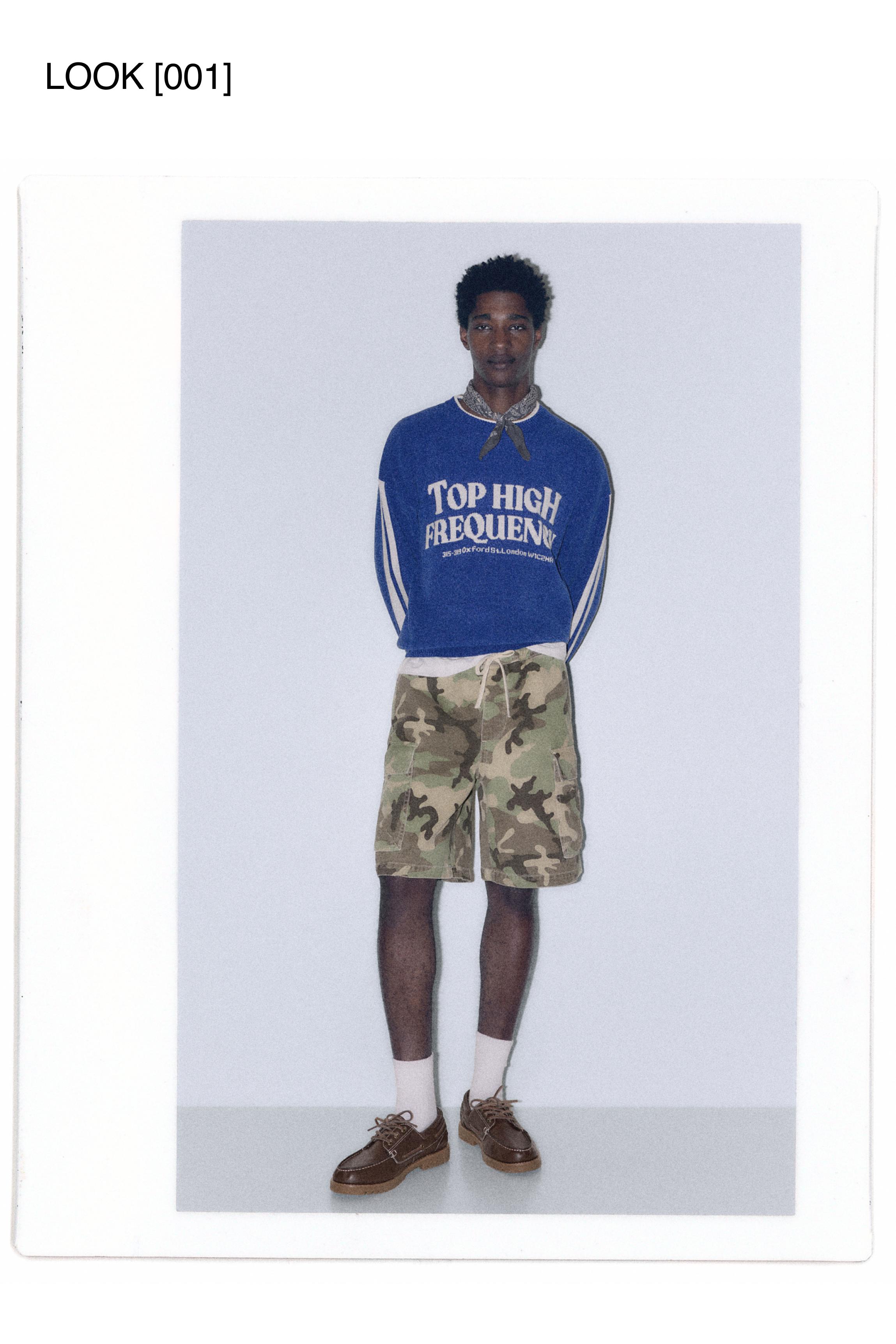 Cargo Bermuda shorts — Khaki