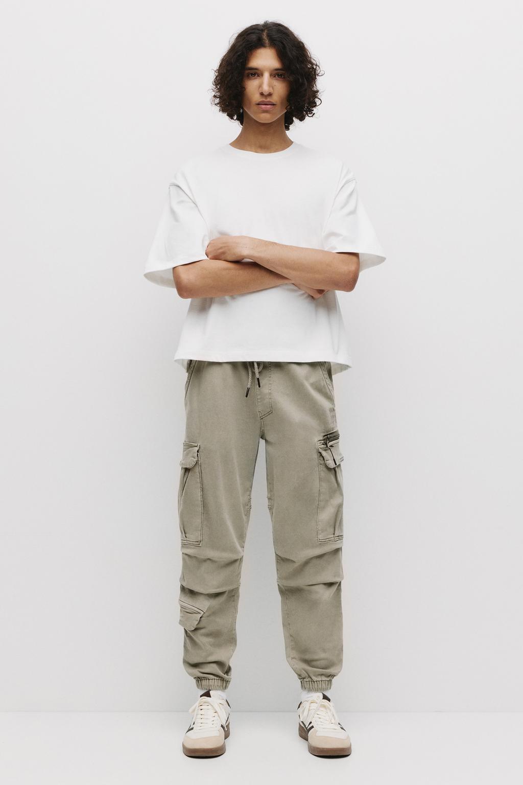 Pantalon jogger cargo pull&bear - Main Image
