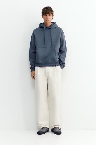 Basic hoodie — Grey blue 4