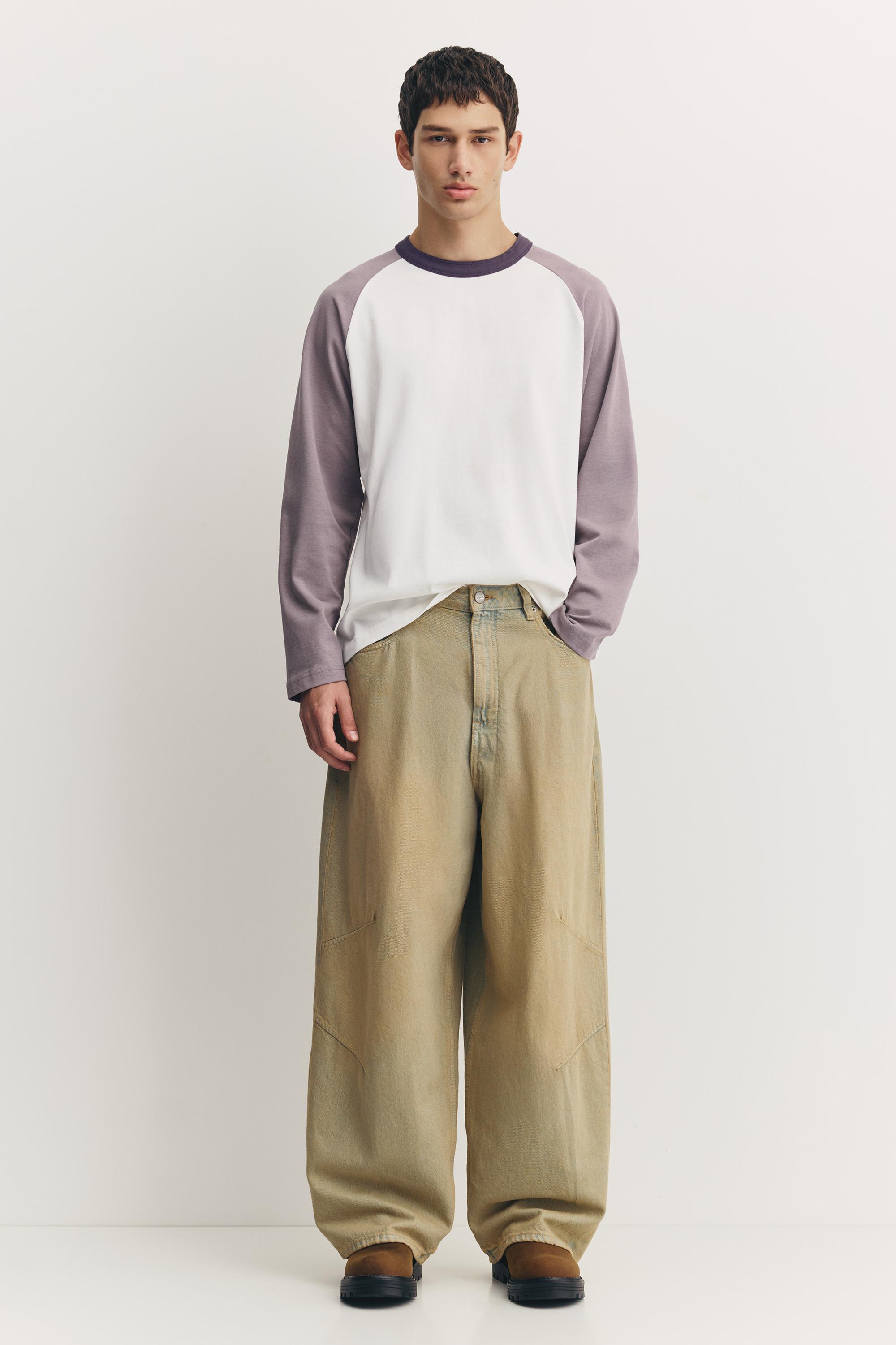 Reglan kol uzun kollu t-shirt - Görsel 28