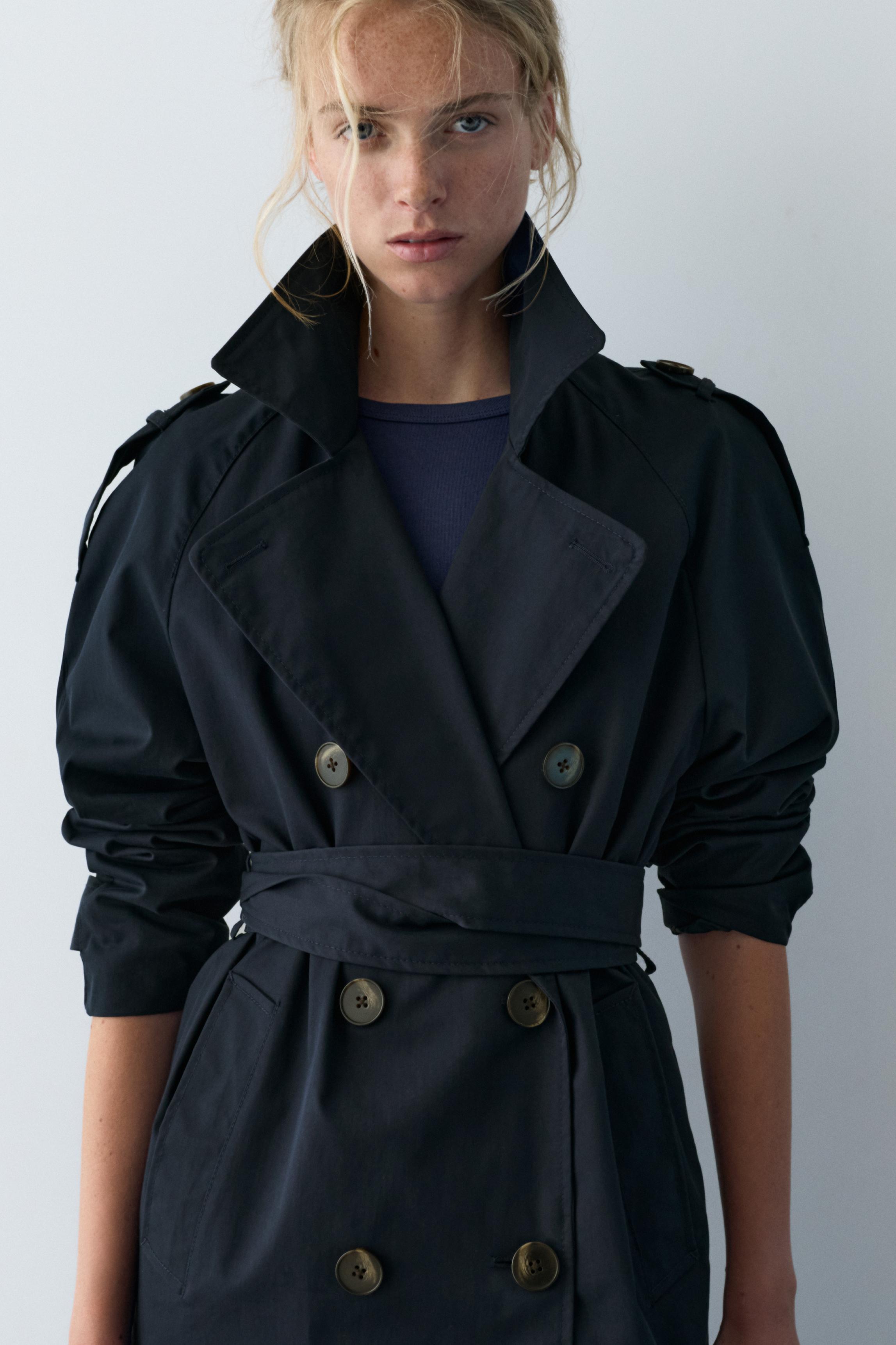 Kemerli uzun trençkot - Görsel 75