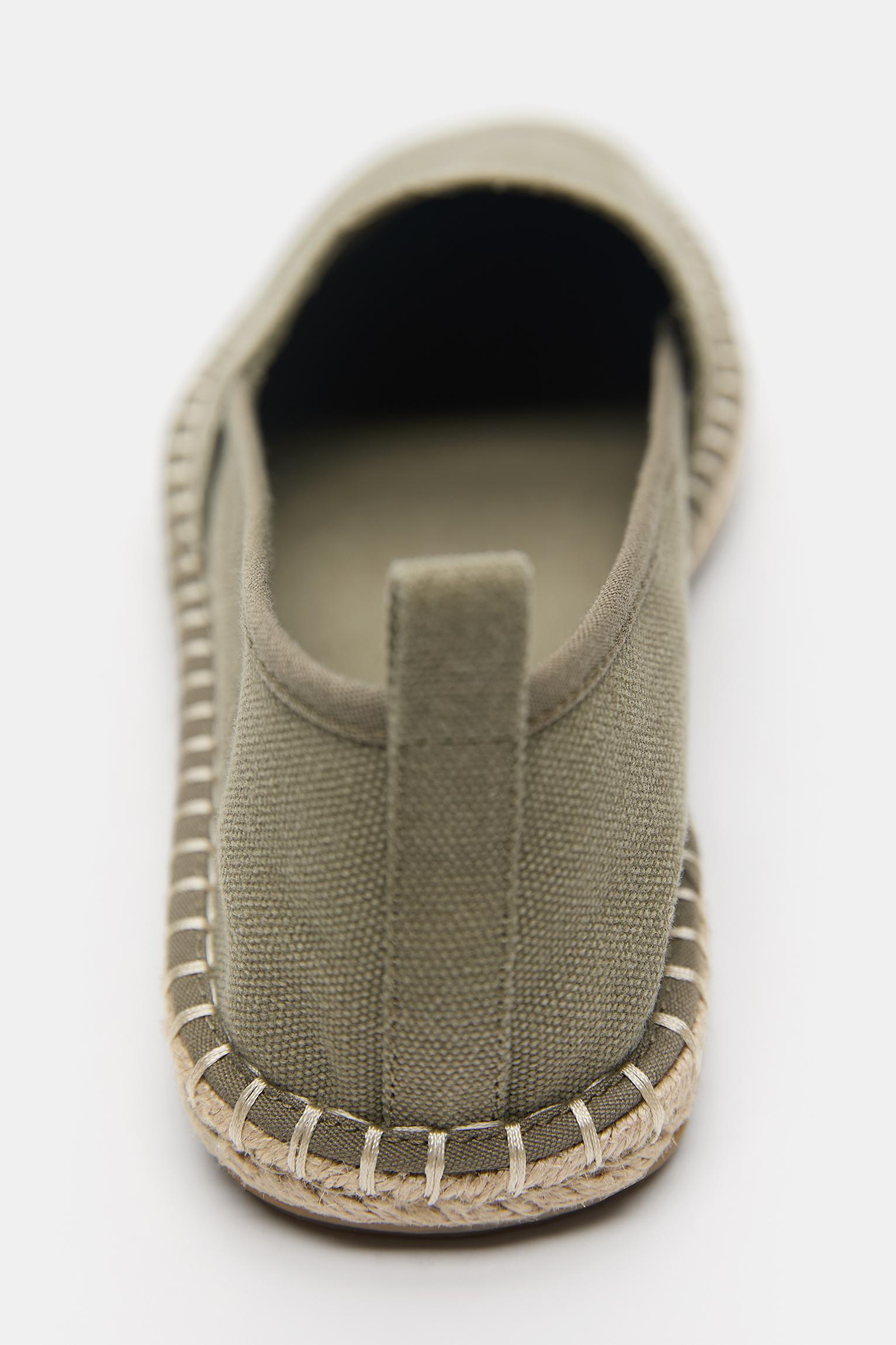 Jute espadrilles — Khaki