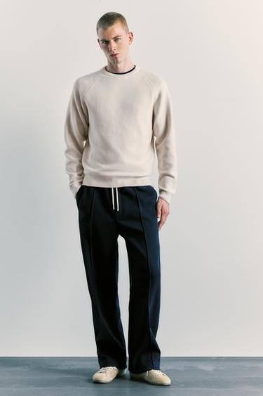 Raglan sleeve knit jumper — Off white 4