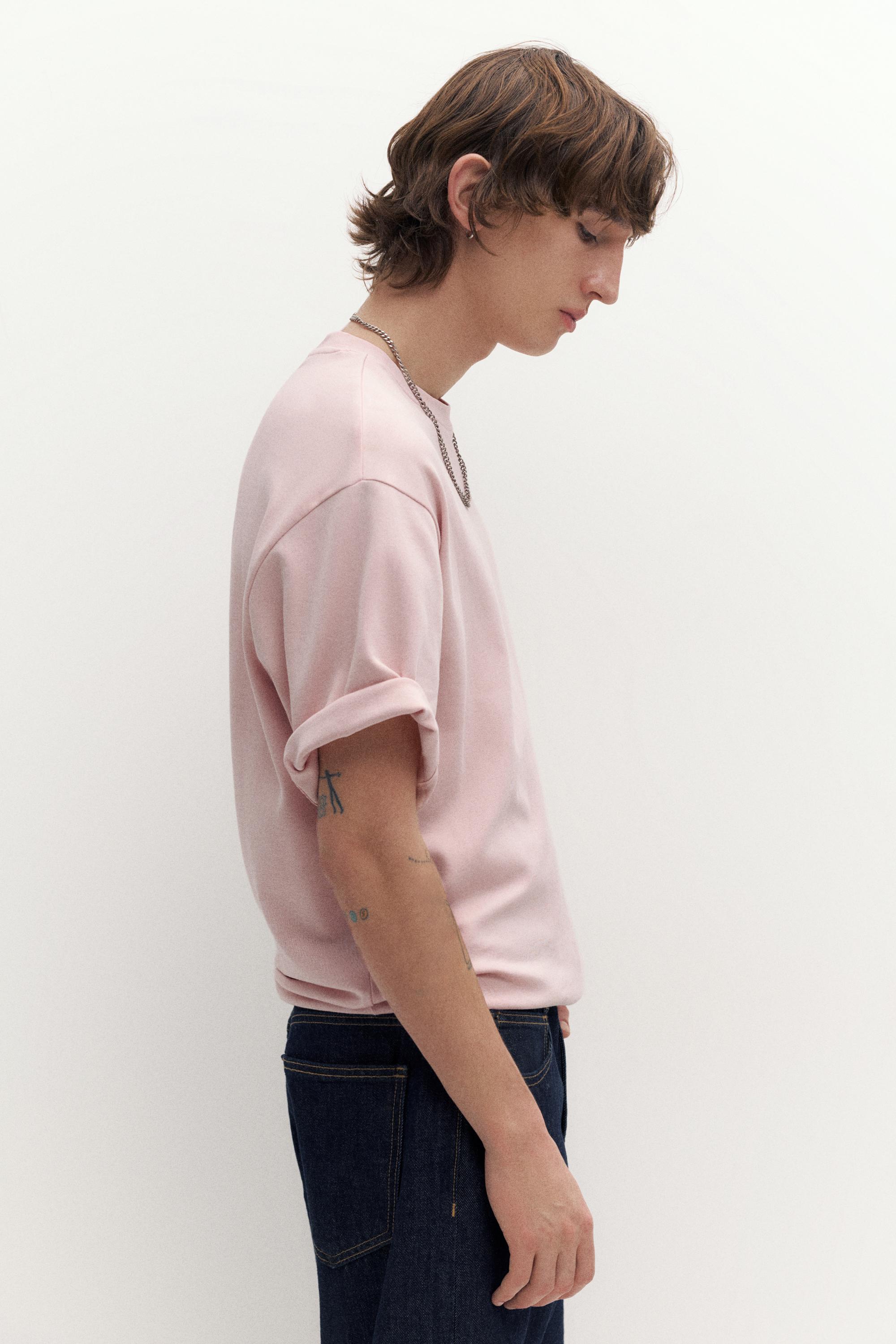 Boxy T-shirt — Pink