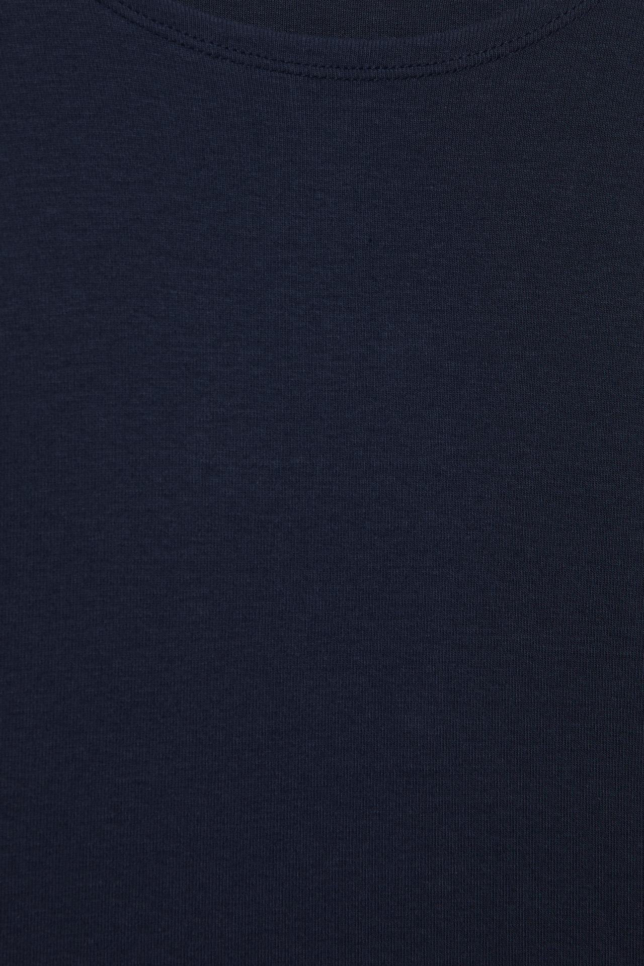 Fitted short sleeve T-shirt — Navy