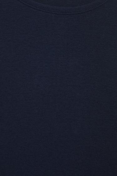 Fitted short sleeve T-shirt — Navy 7