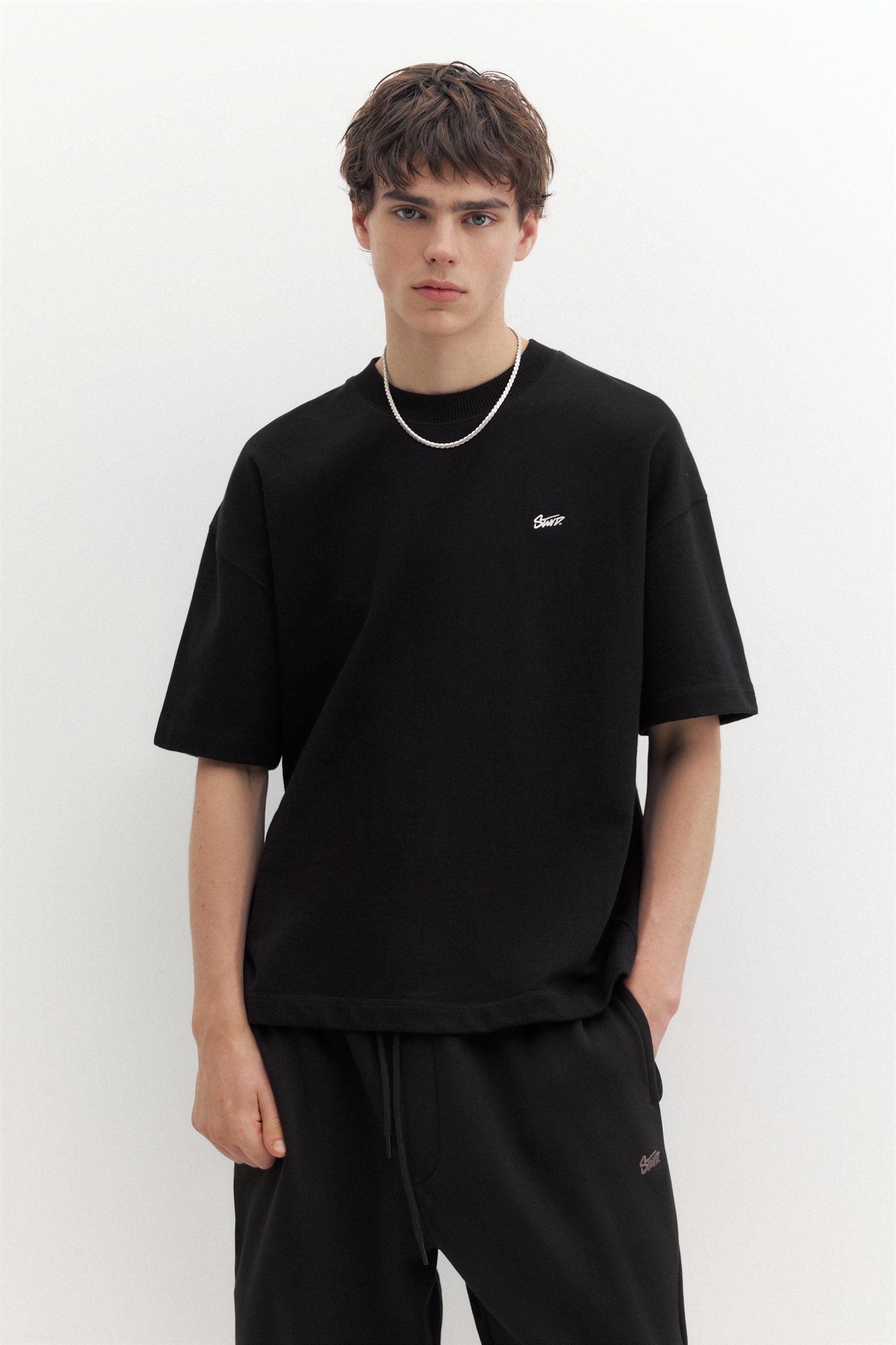 Short sleeve STWD sweatshirt — Black