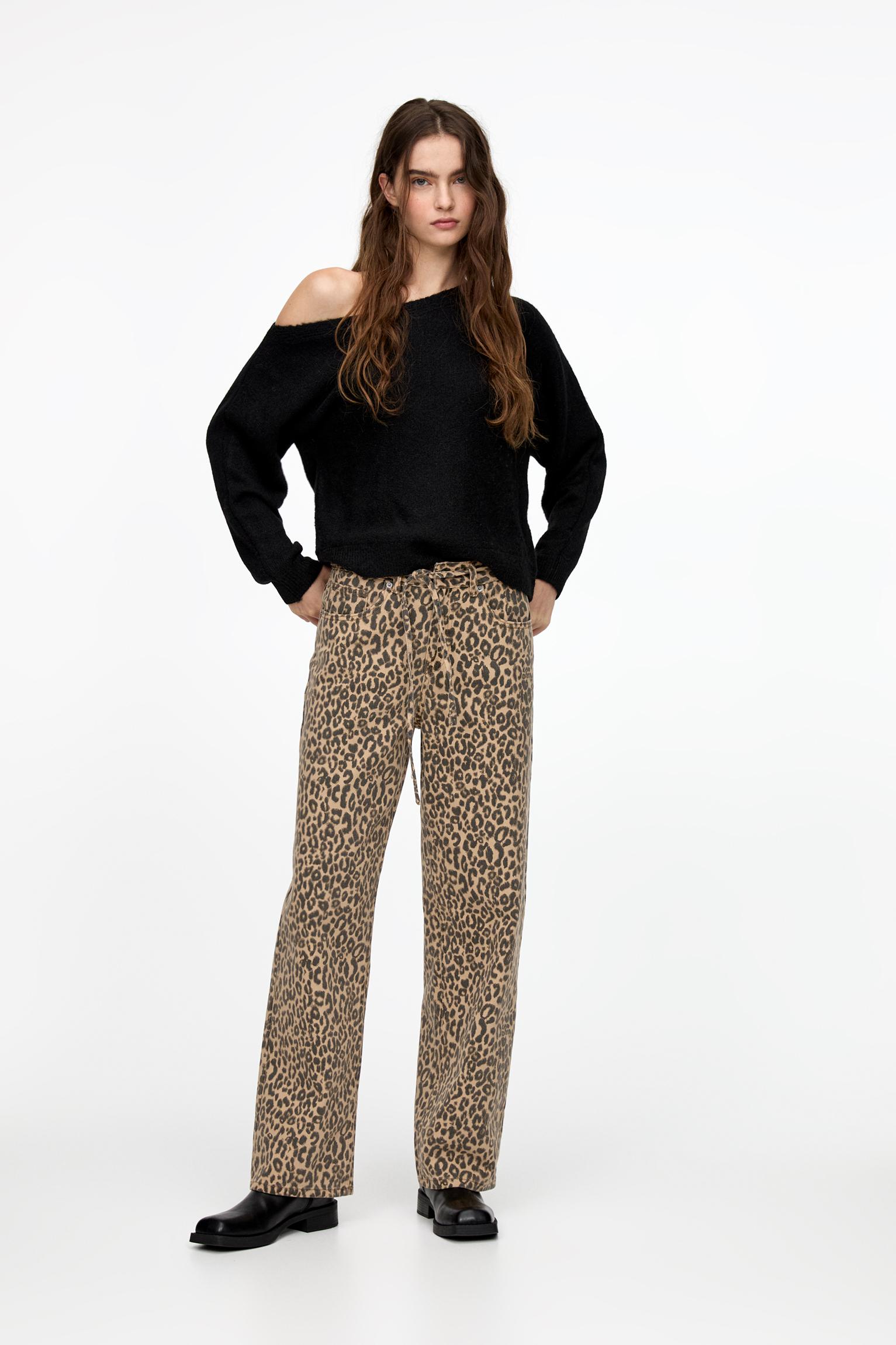 Leopar desenli baggy jean_8