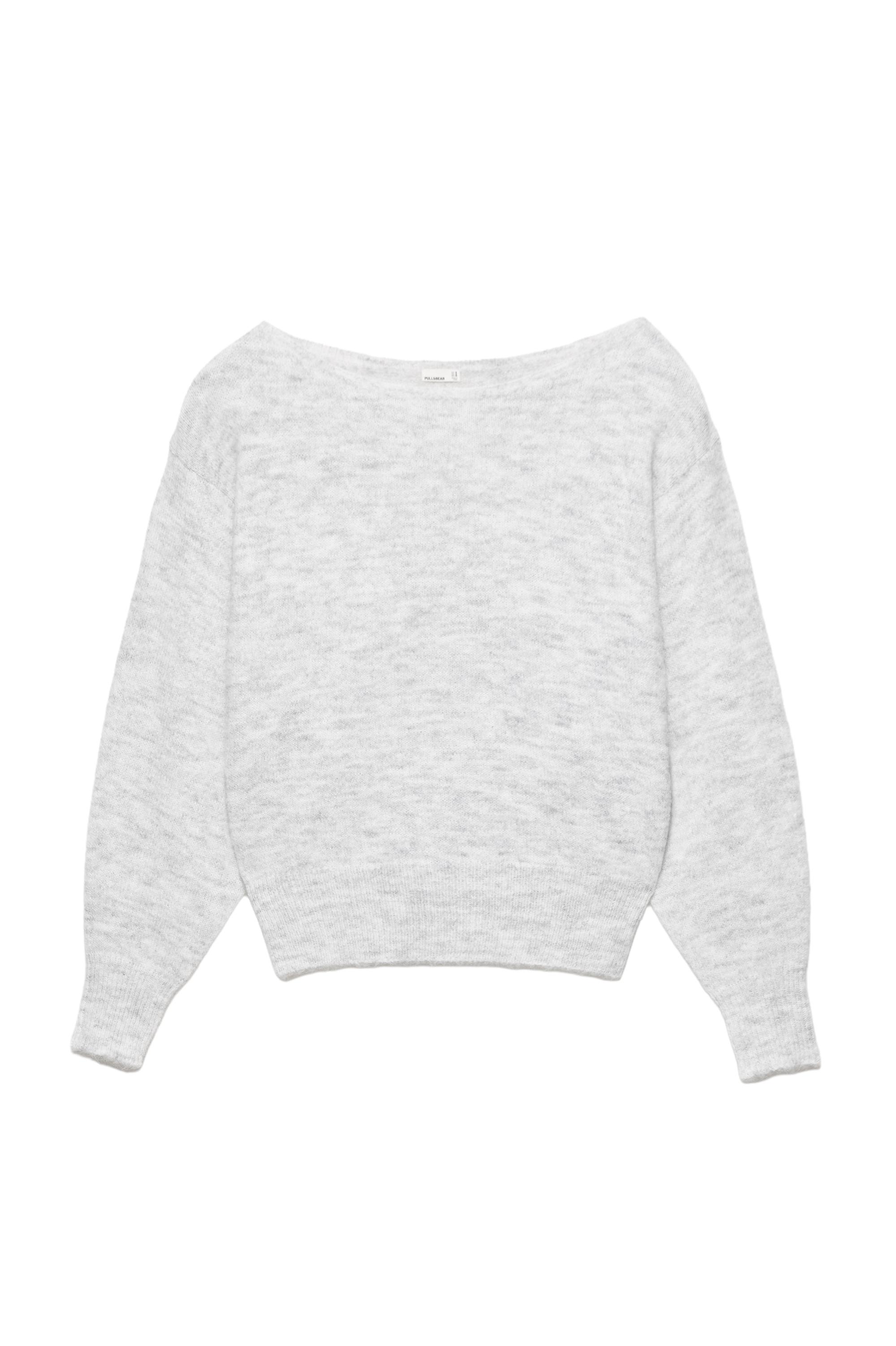Pull&Bear Asimetrik triko kazak görsel 3
