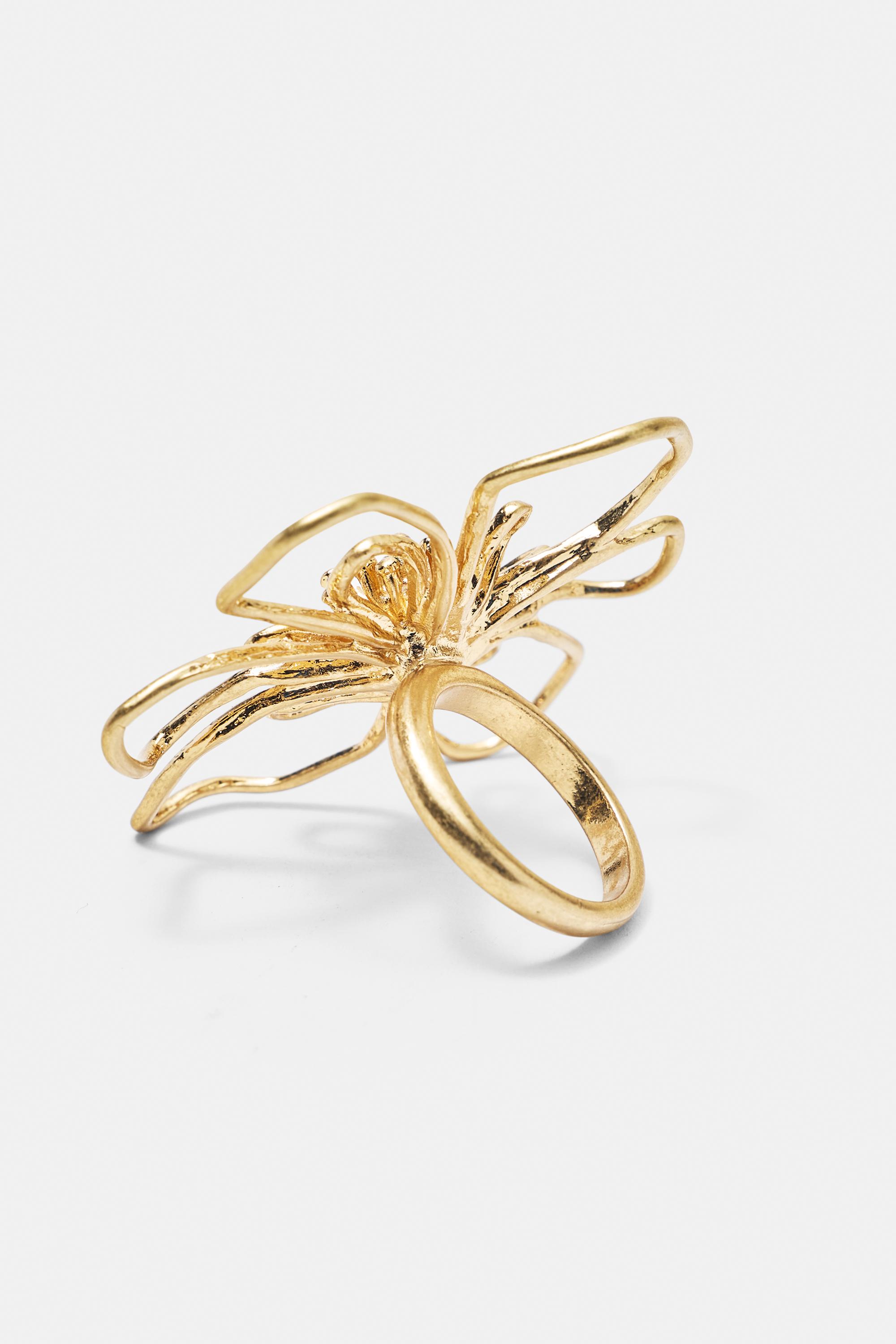 Flower ring — Gold