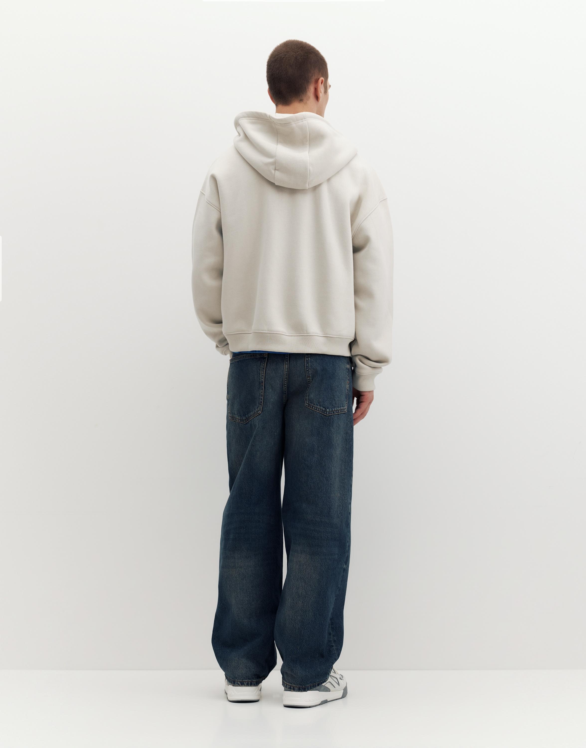 Zip-up hoodie — Ash