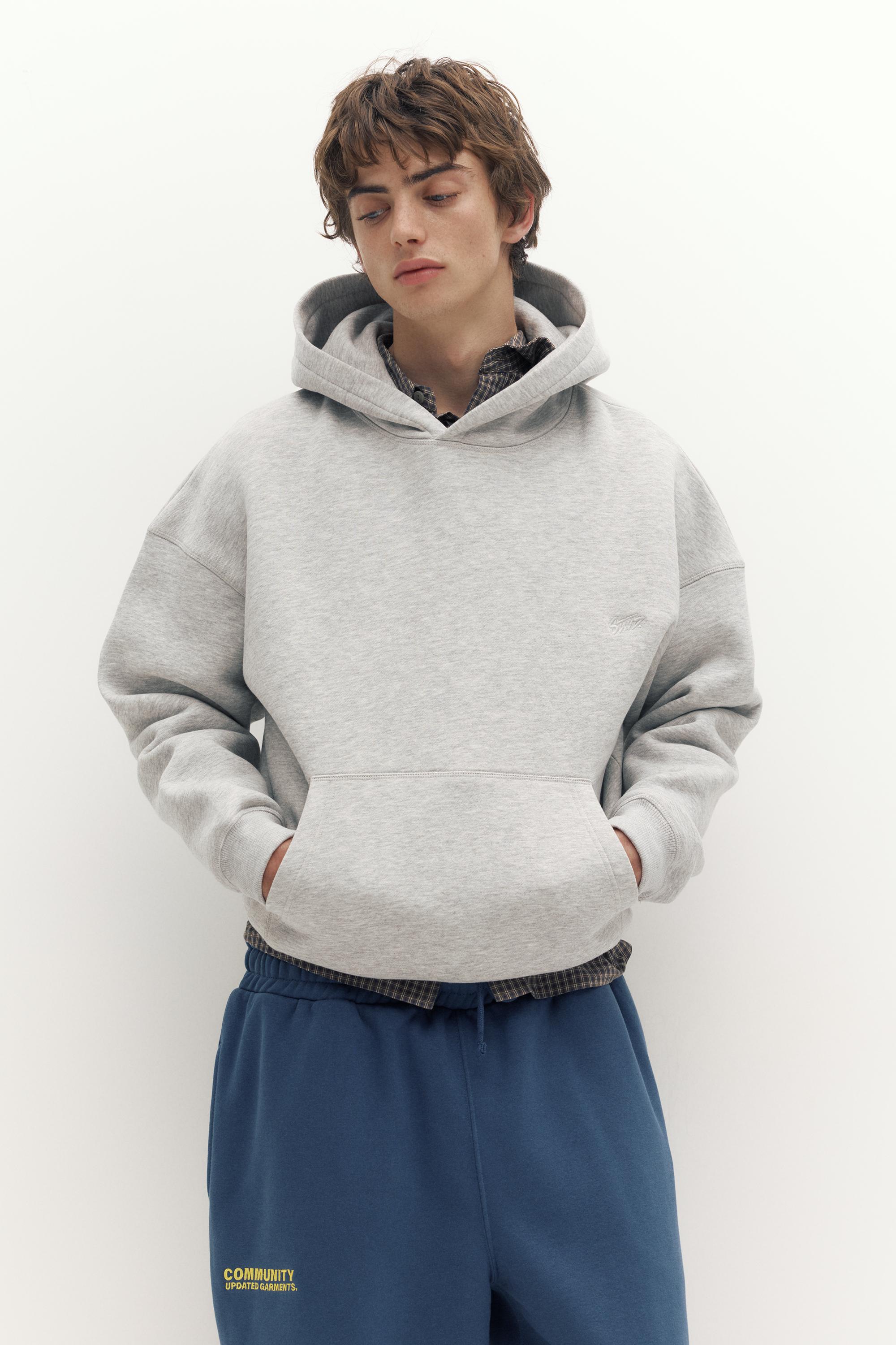 Felpa Con Cappuccio E Ricamo Stwd