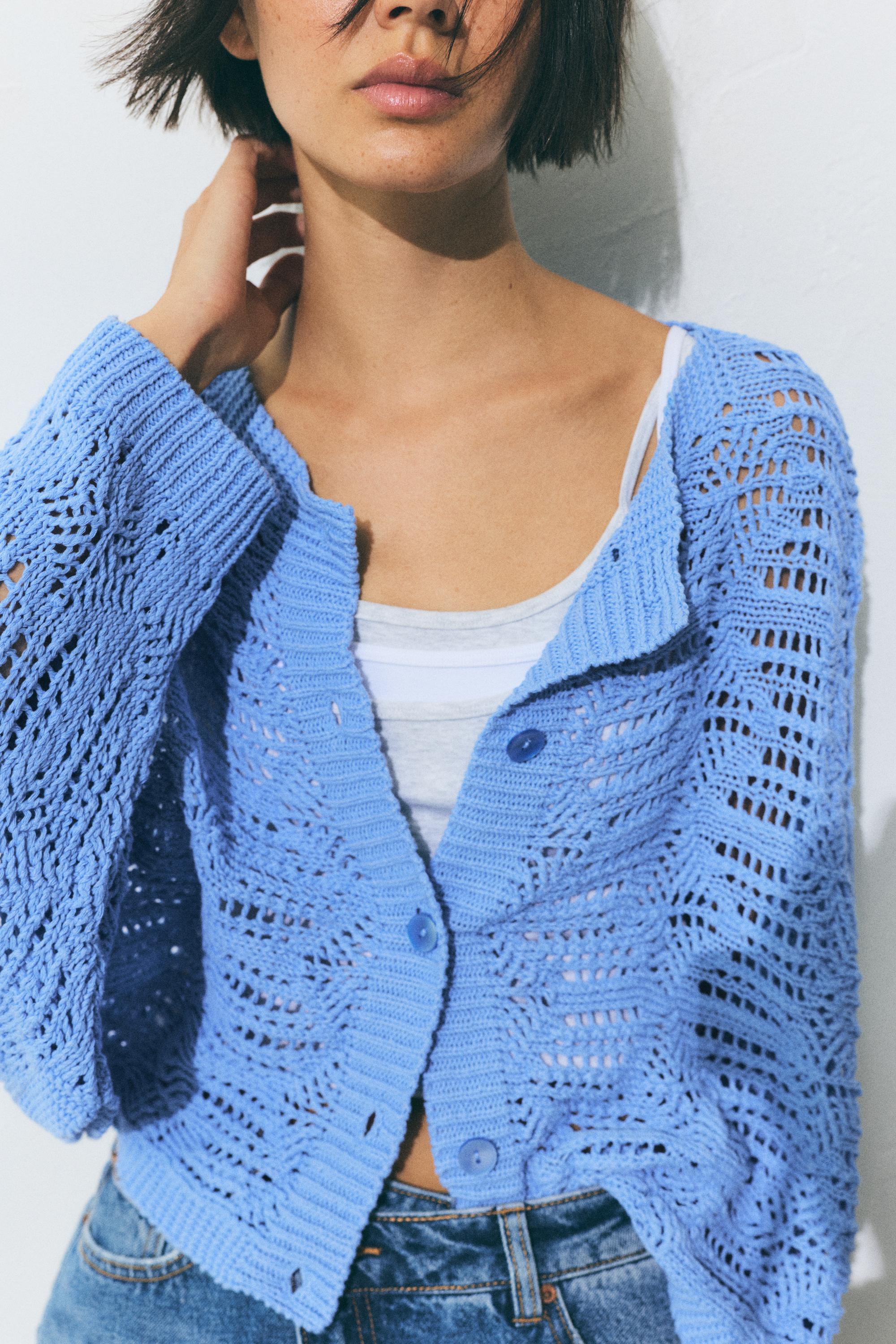 Ajurlu hırka - Görsel 13