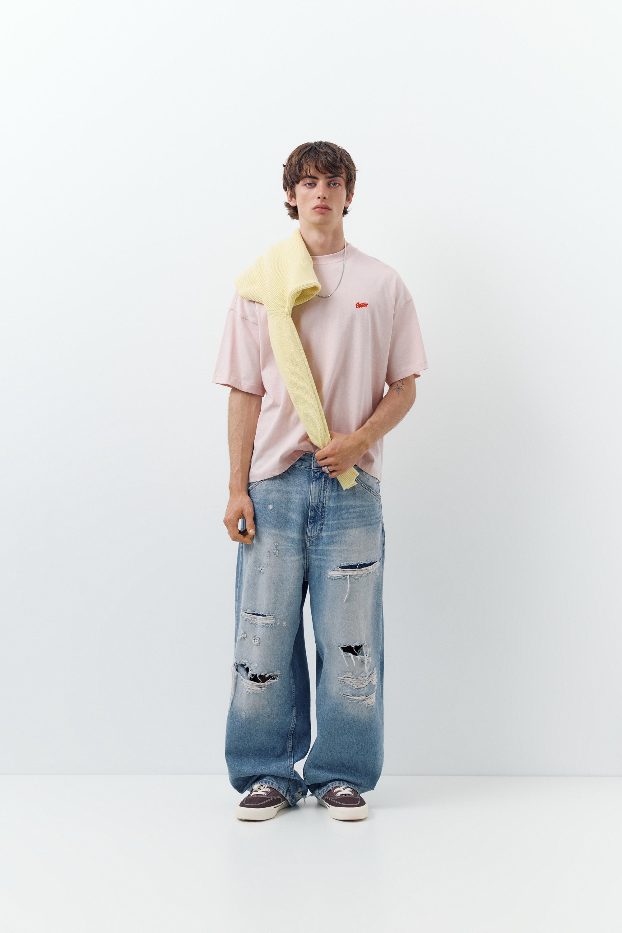 STWD logo boxy T-shirt — Pink