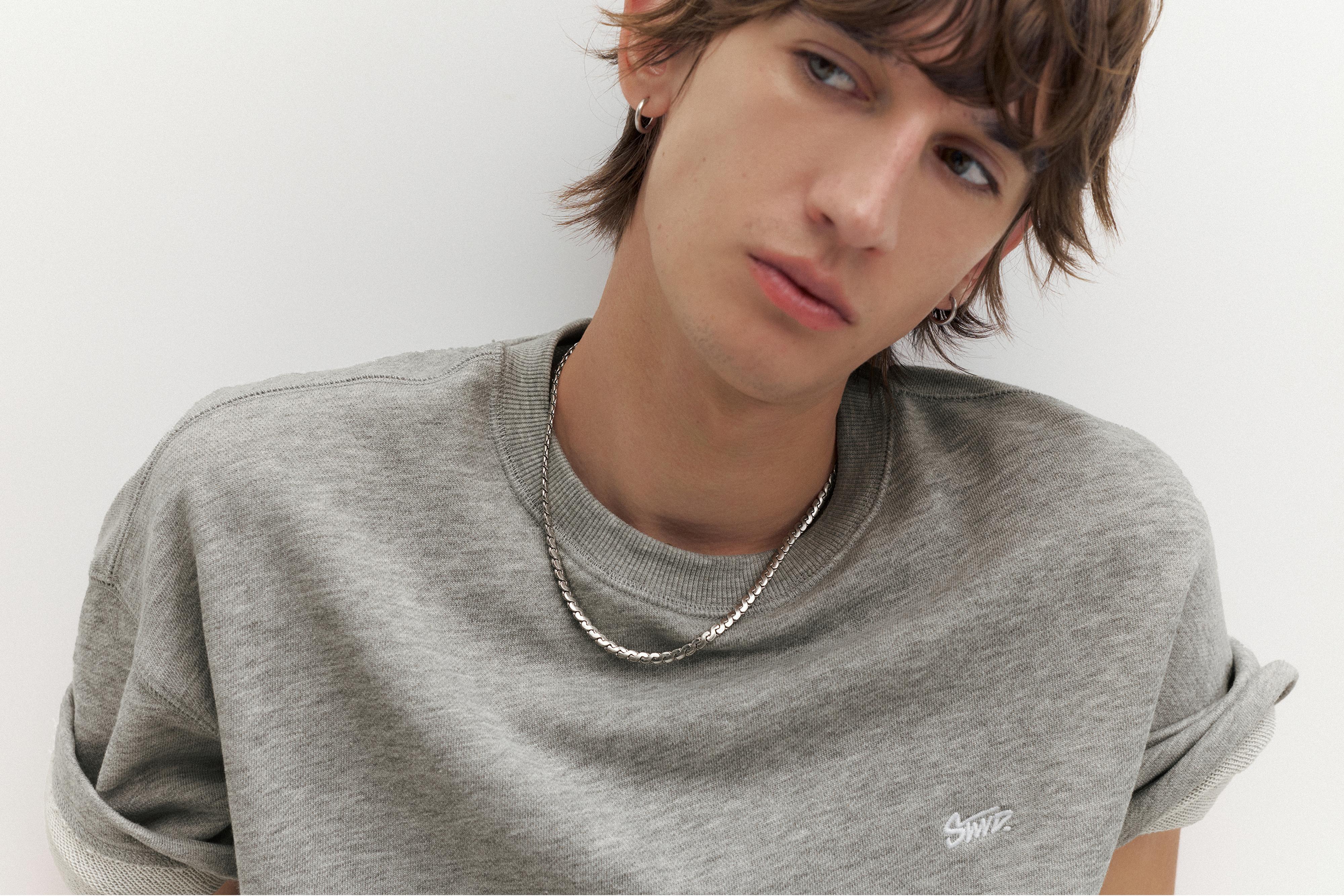 Short sleeve STWD sweatshirt — Greyish
