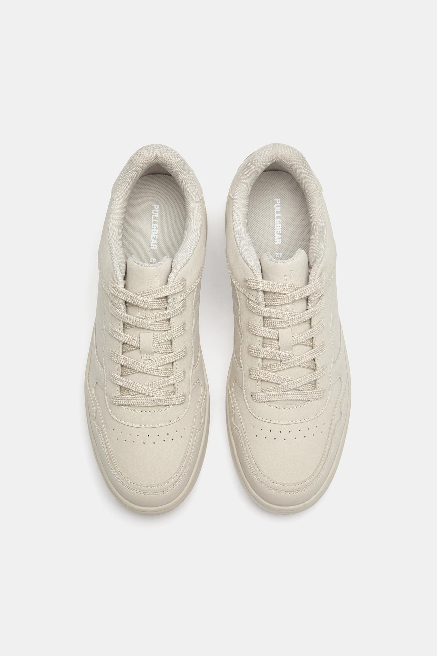 Chunky sole trainers — Ecru
