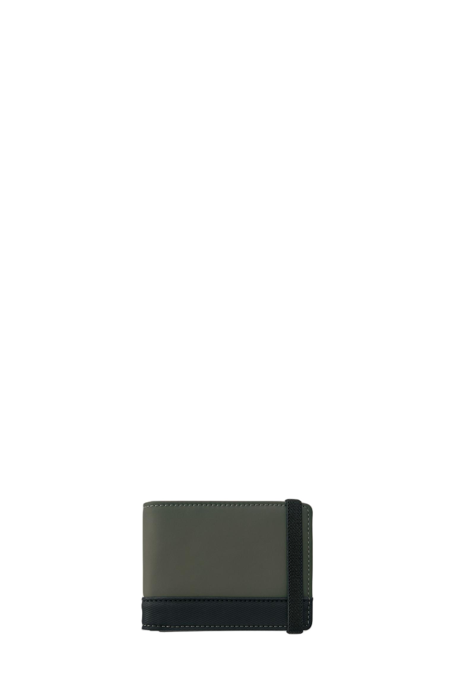Rubberised purse — Khaki