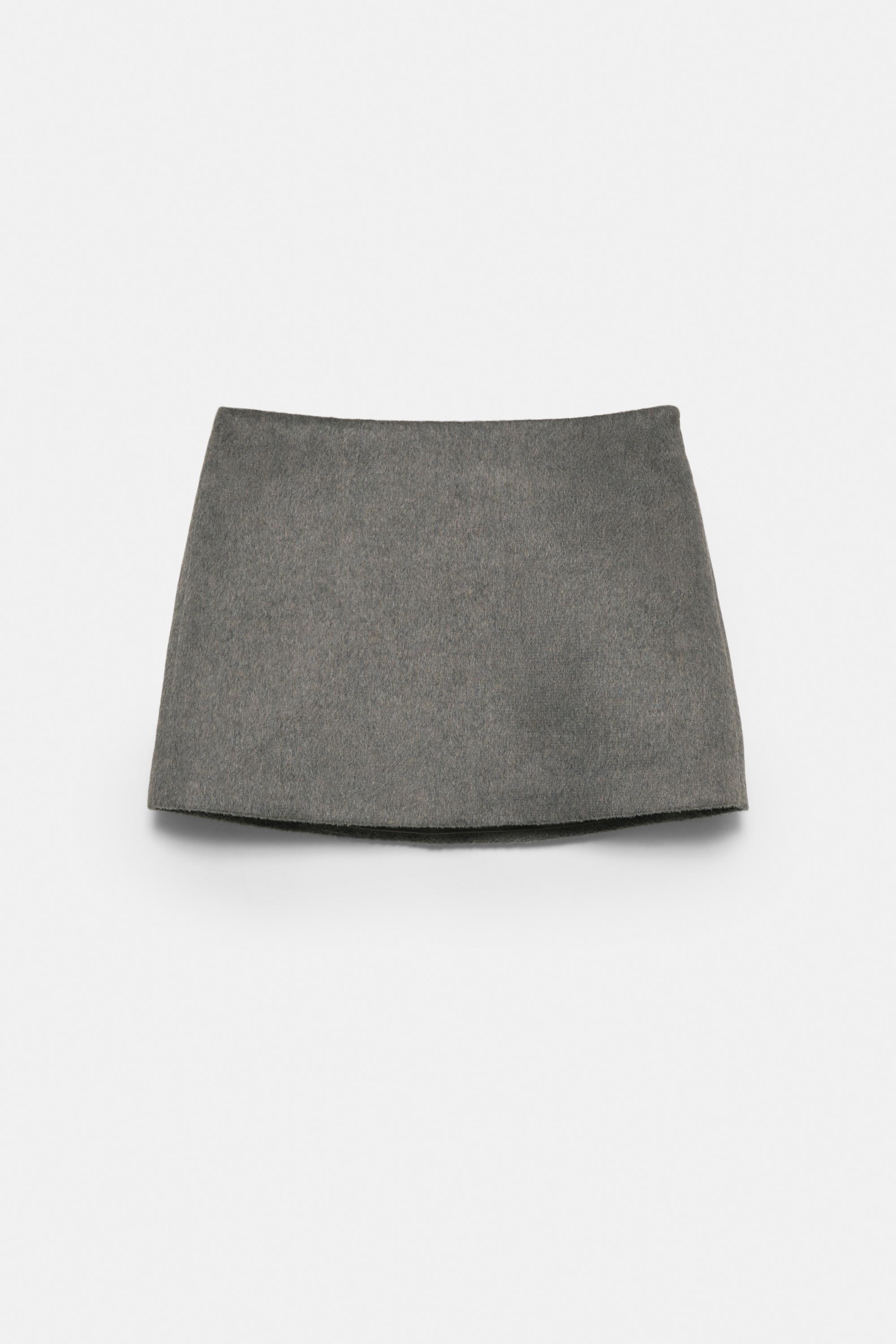 Soft mini skirt — Mole brown