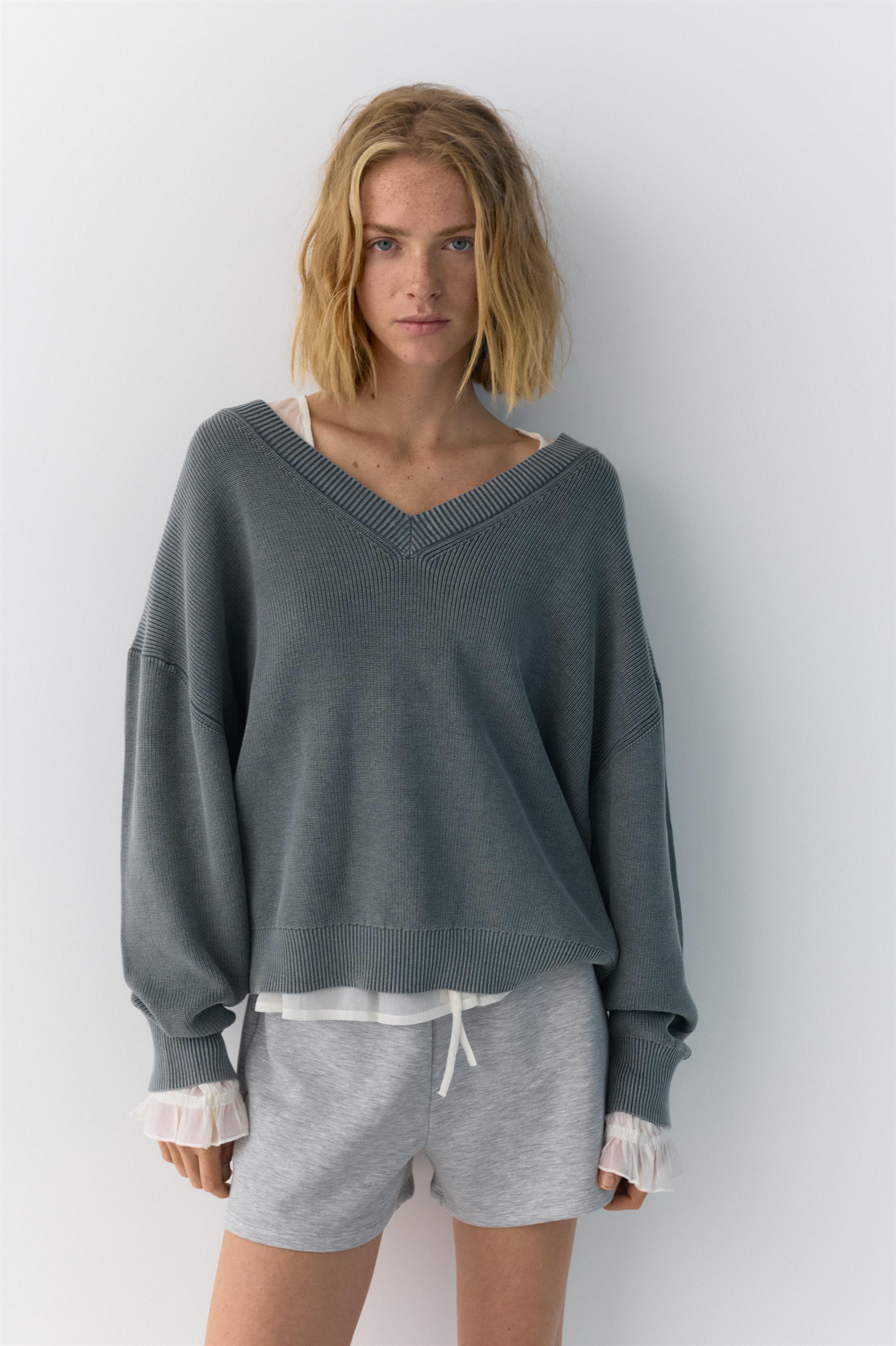 Maglia Con Scollo A V