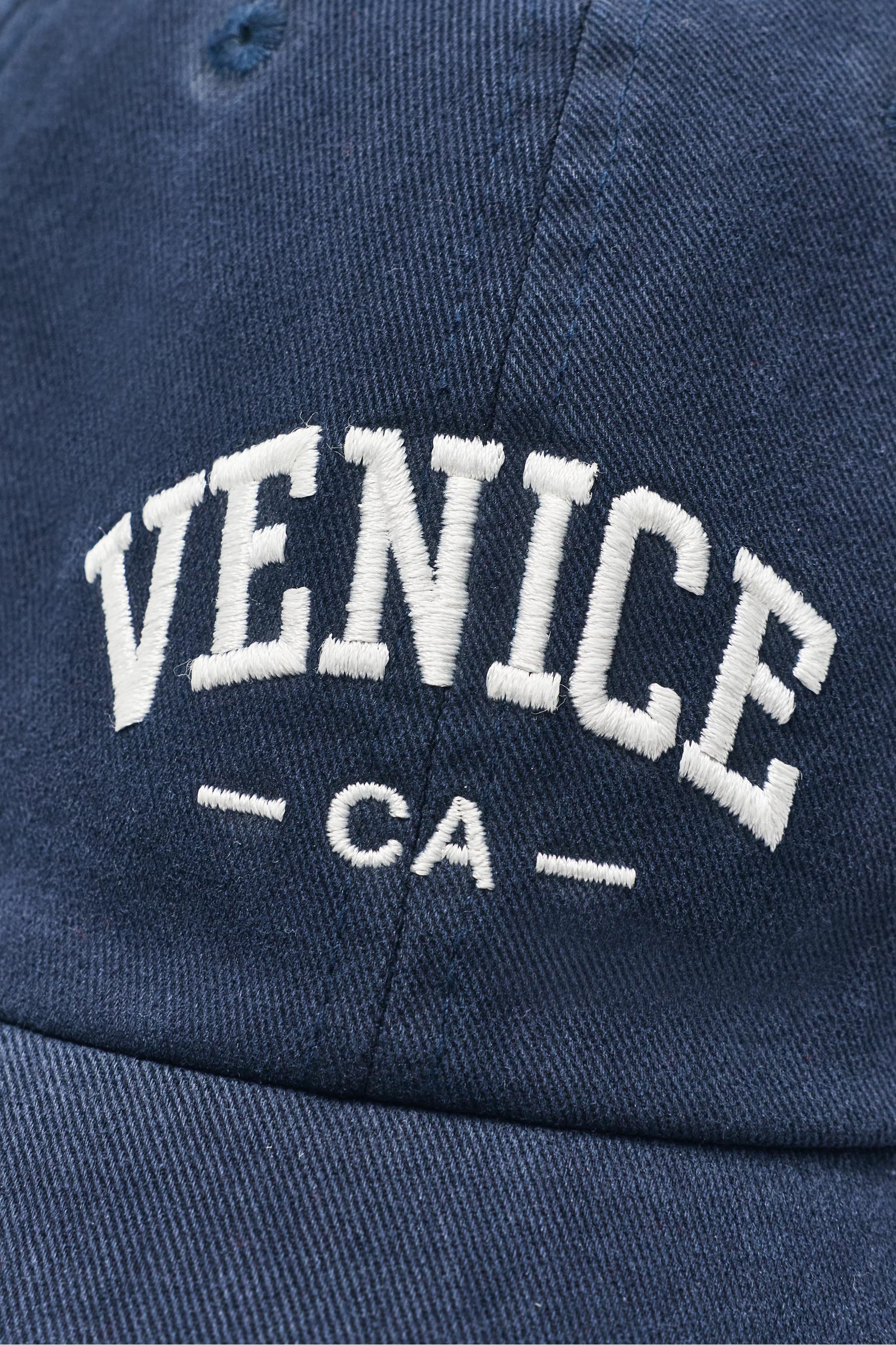 Venice graphic cap — Ink blue