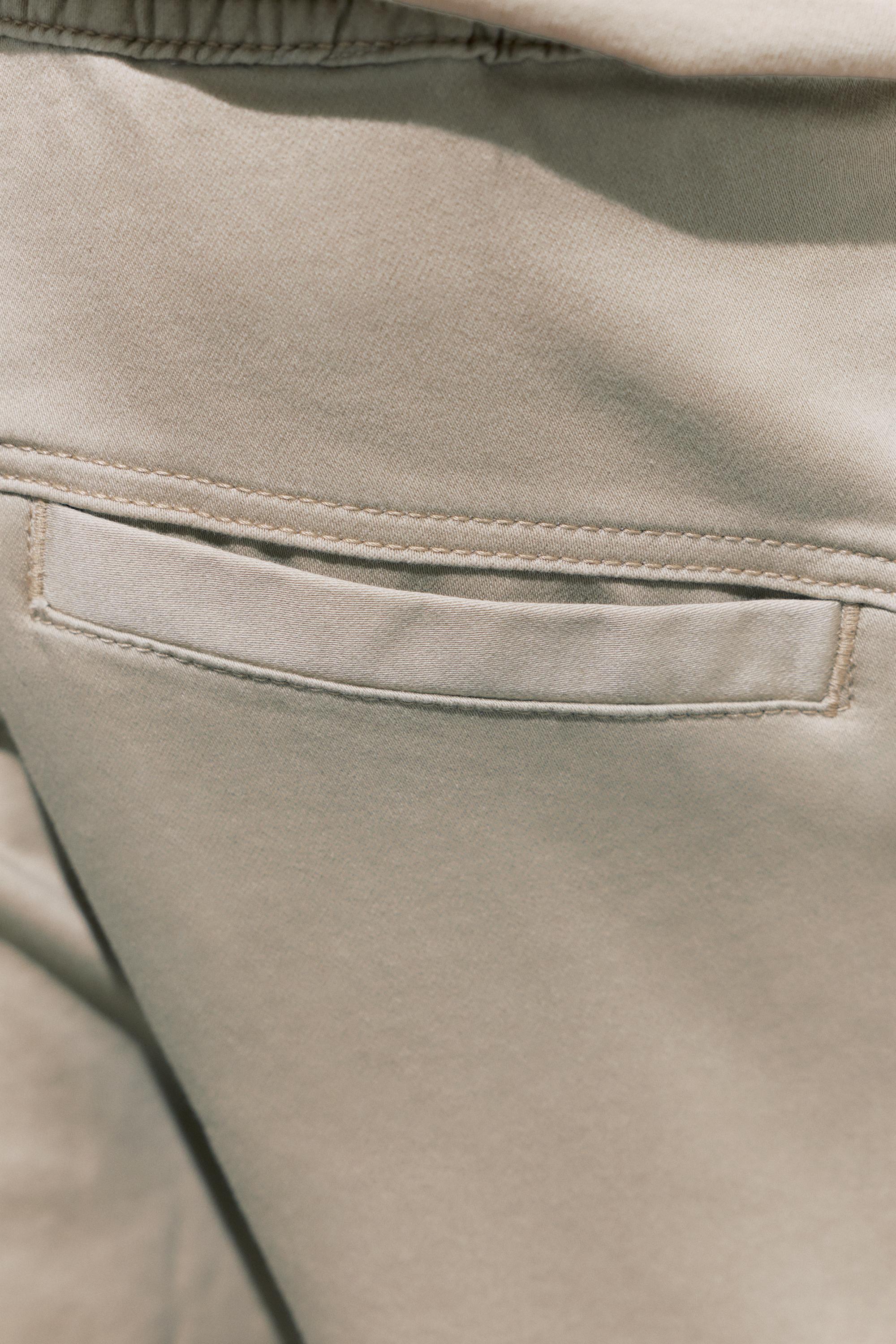 Comfort joggers — Stone