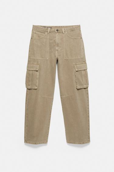 Relaxed cargo jeans — Beige 7