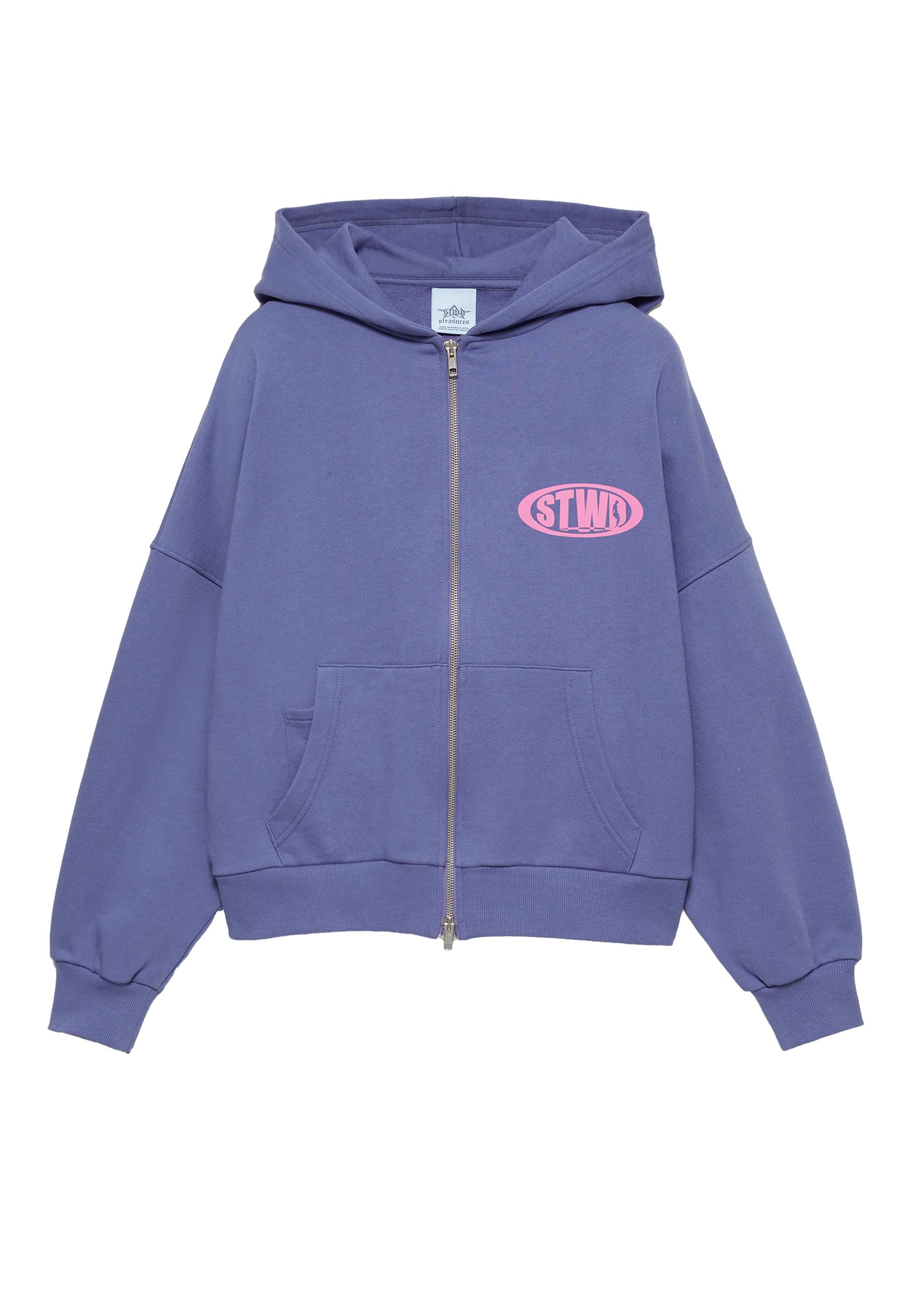 Pleasures x STWD hoodie — Bluish