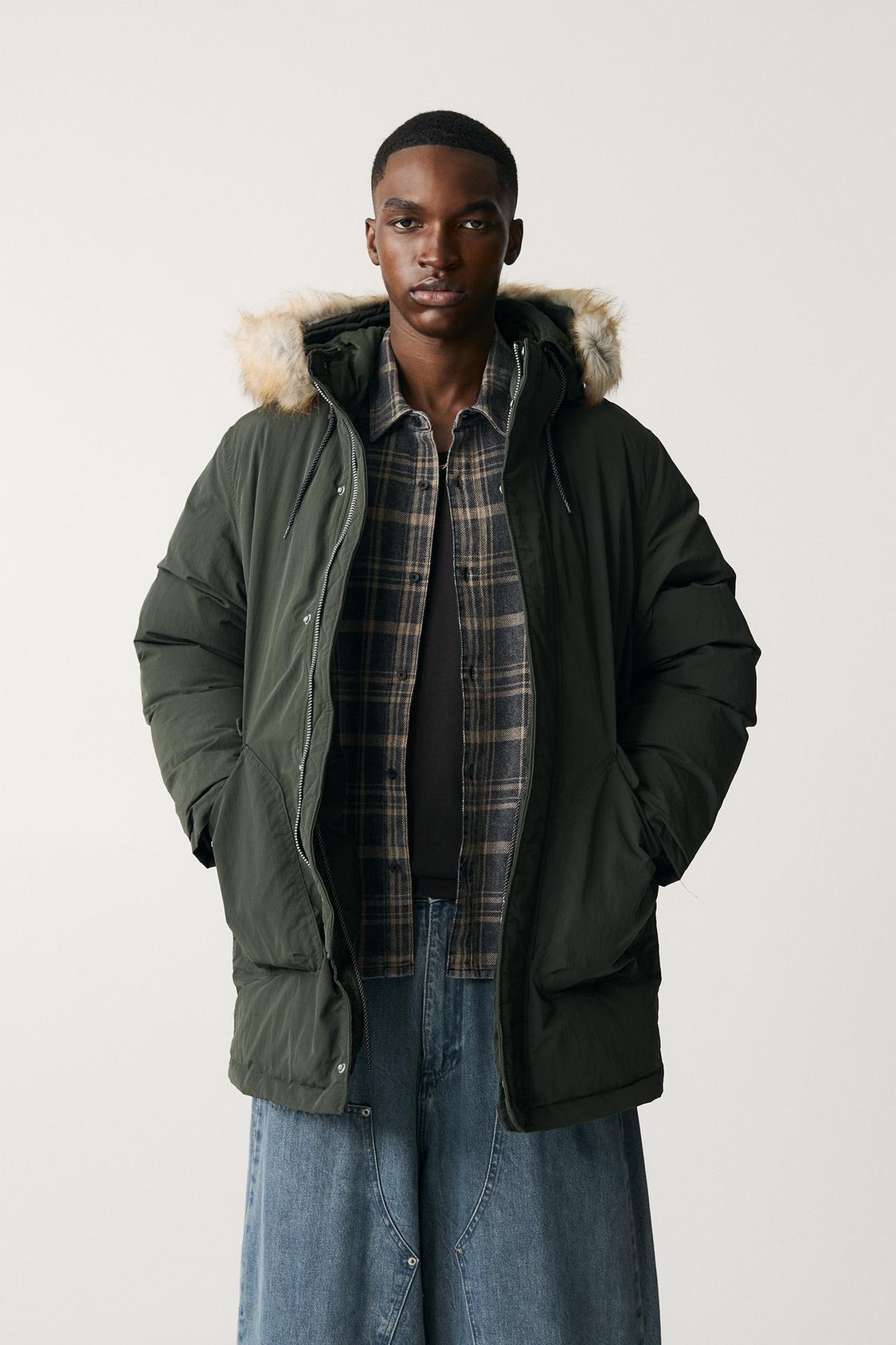 Parka Pull And Bear Chamarra Hombre Chaqueton Pull Bear Chamarra