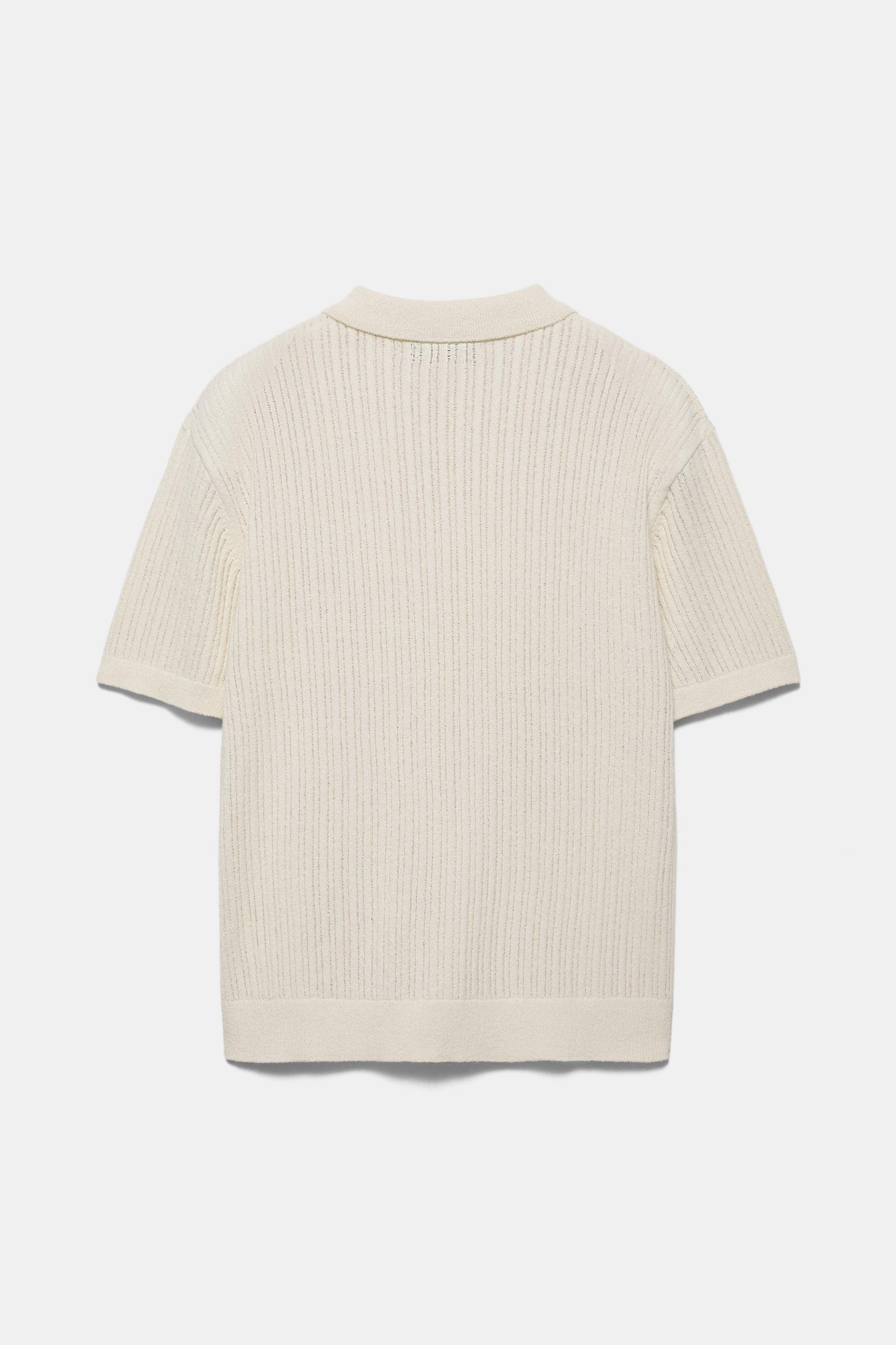 Kısa kollu örgü gömlek - Görsel 16