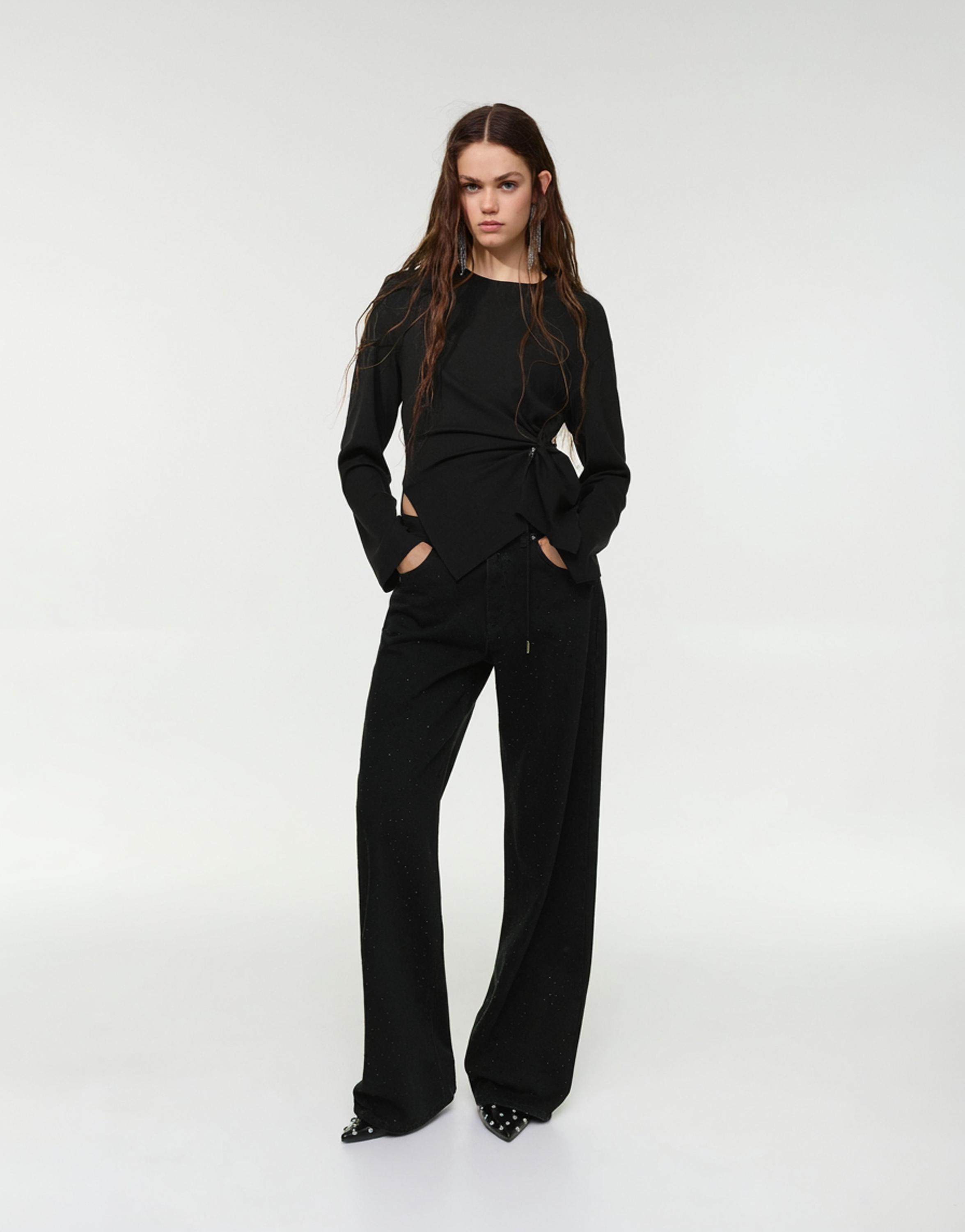 Uzun kollu aplike top - Görsel 30