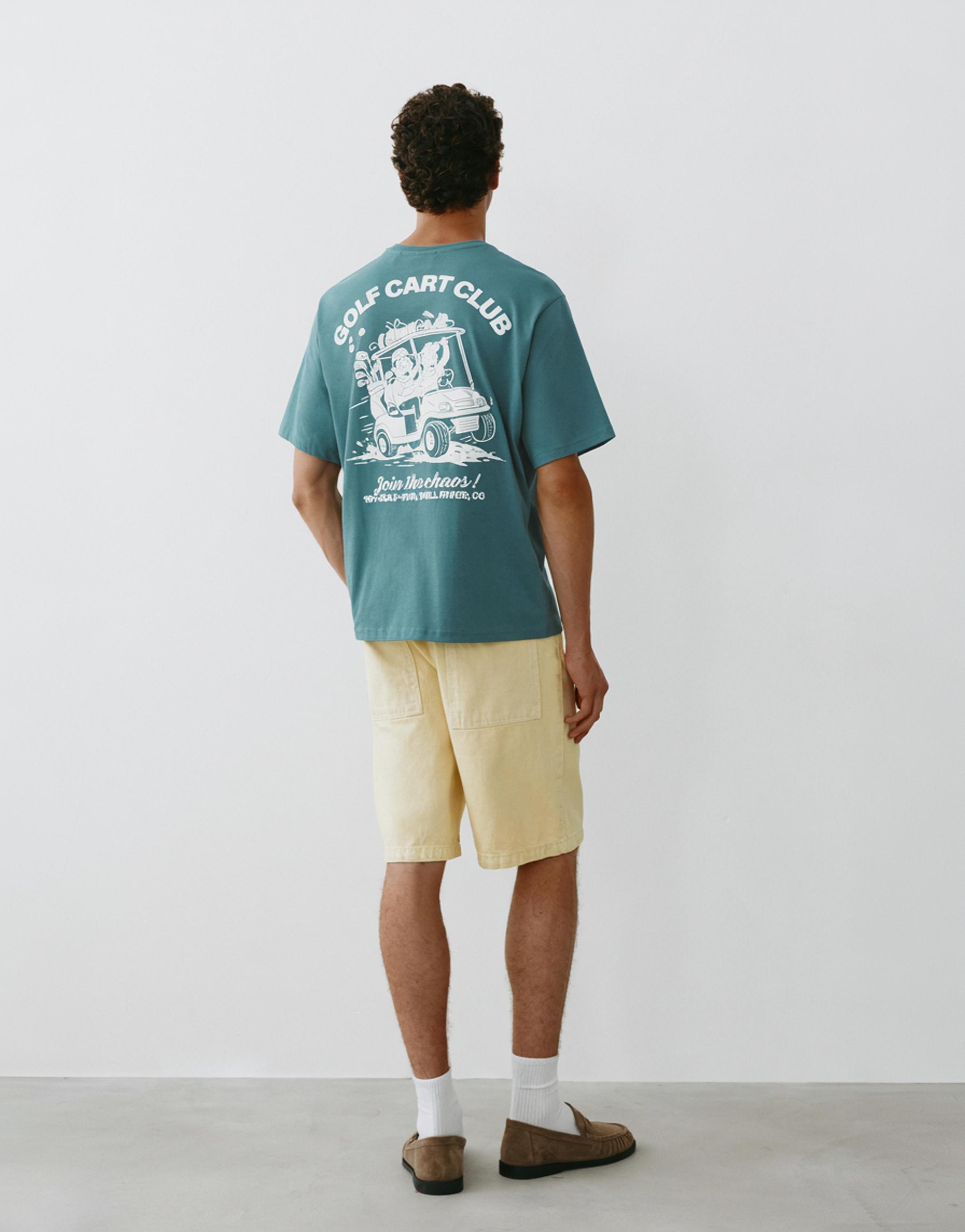 Golf Cart Club T-shirt — Green