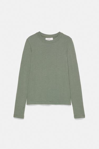 Long sleeve T-shirt — Khaki 6