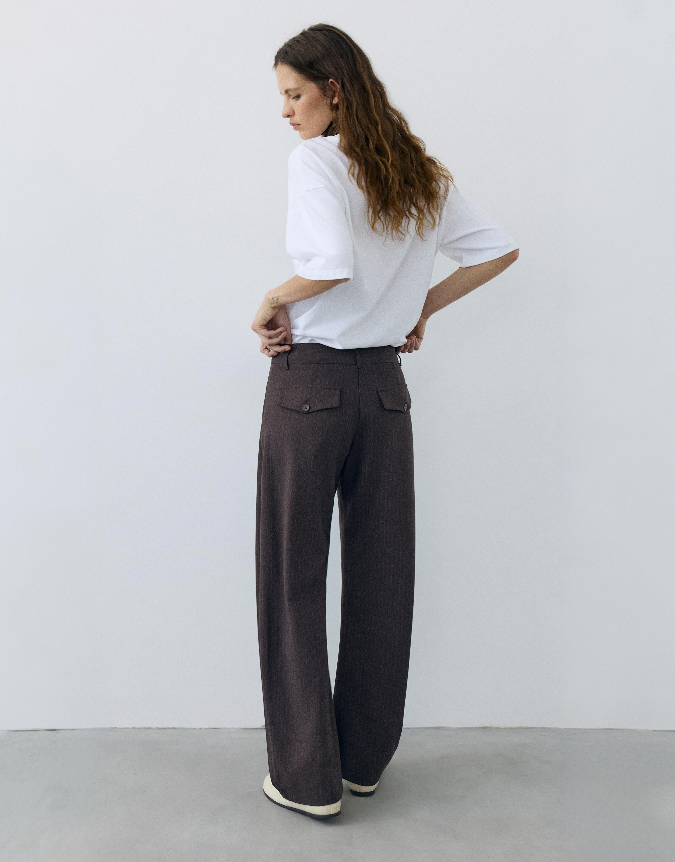 Smart trousers — Brown