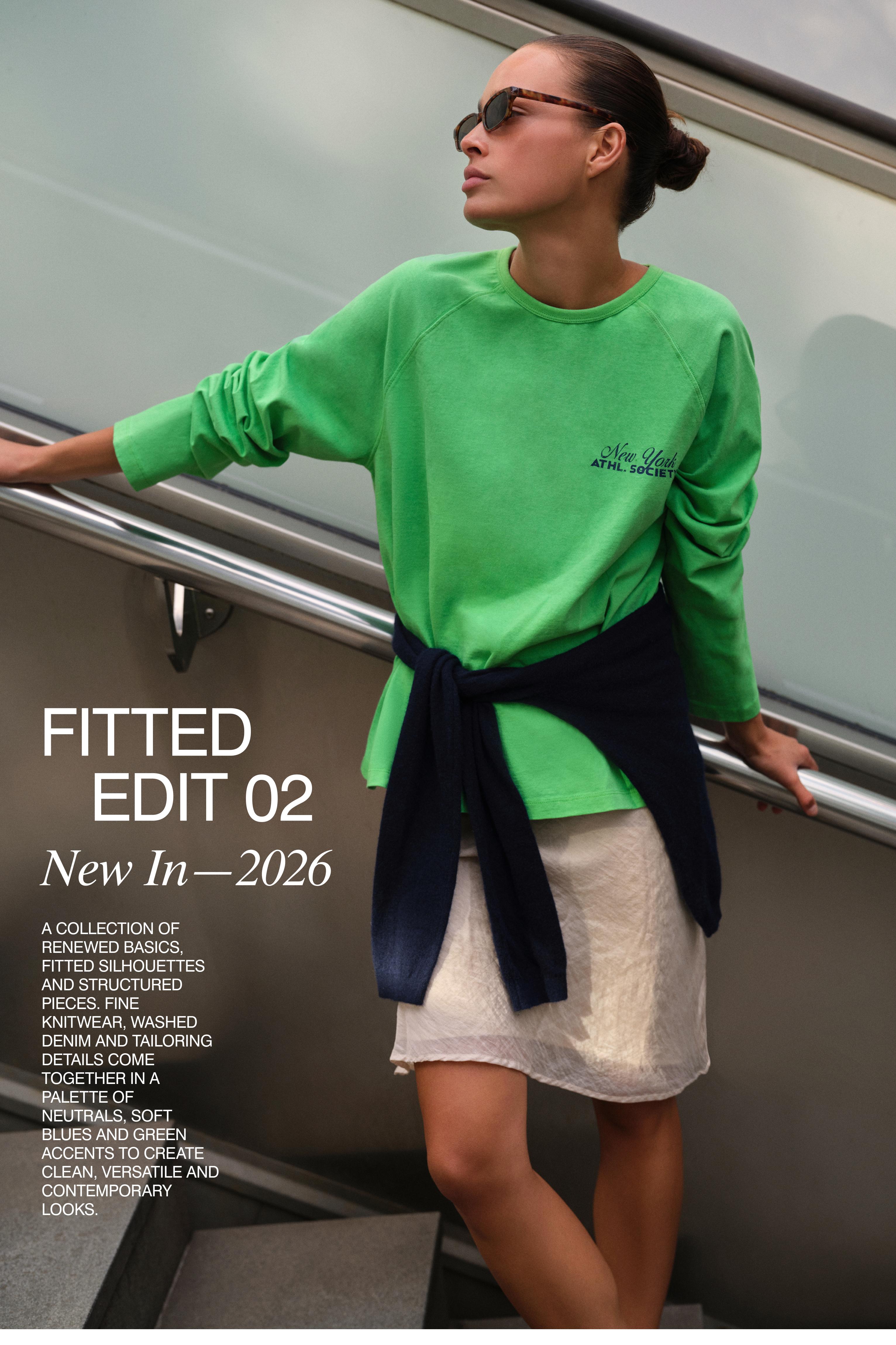 Raglan sleeve graphic T-shirt — Green
