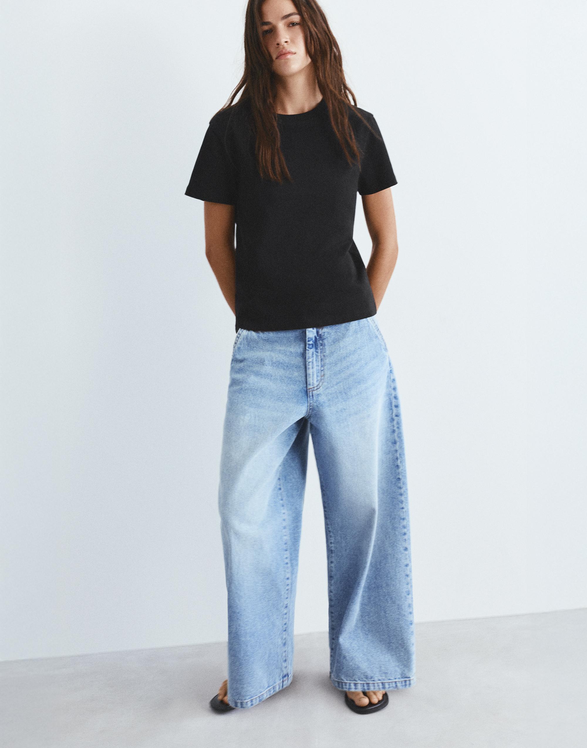 %100 pamuklu kısa kollu t-shirt - Görsel 56