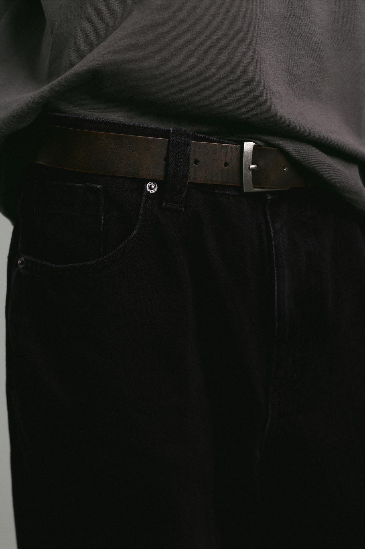 Baggy relaxed fit jeans — Black
